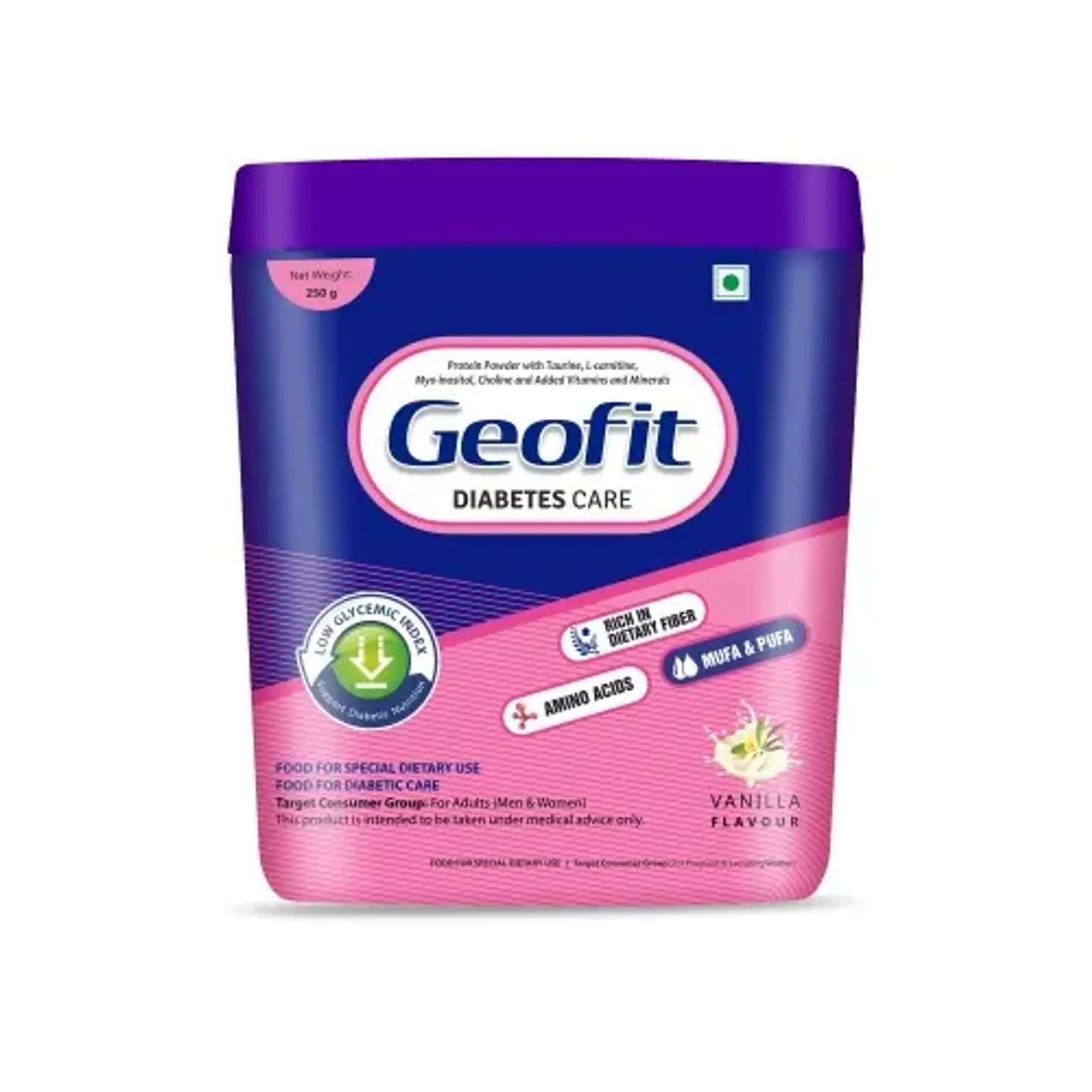 Geofit Diabetes Vanilla Powder product image