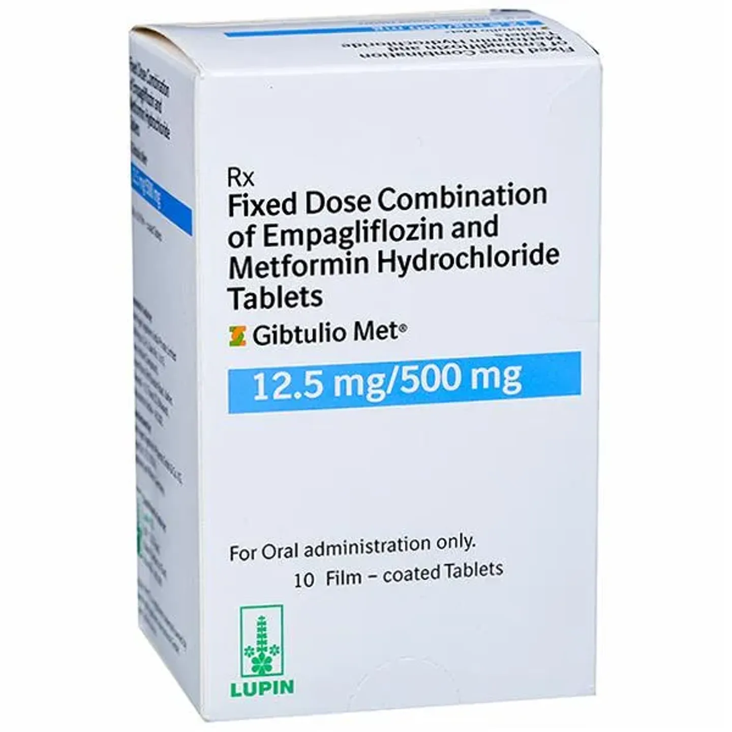 Gibtulio Met 12.5/500 Tablet product image