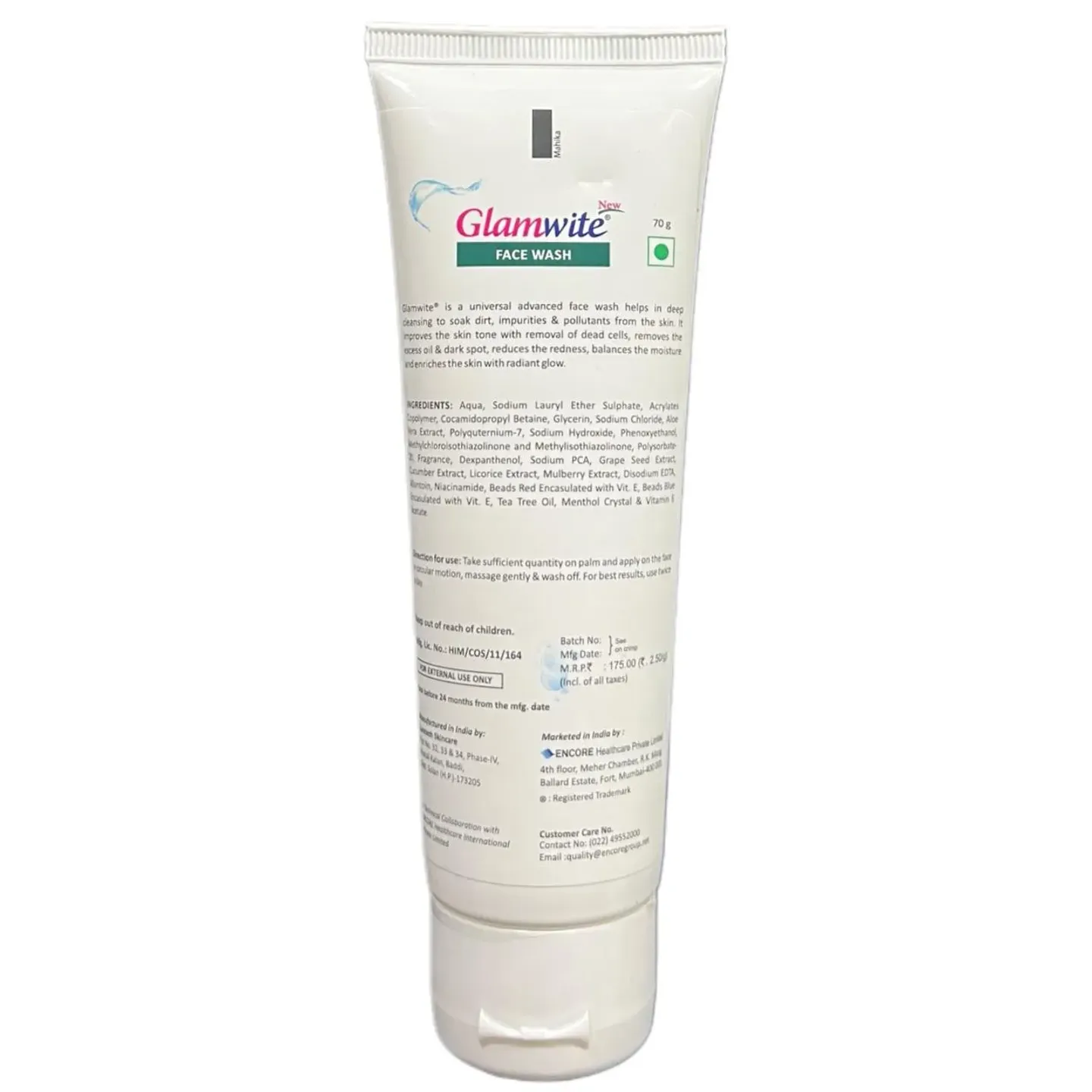 Glamwite Face Wash product image