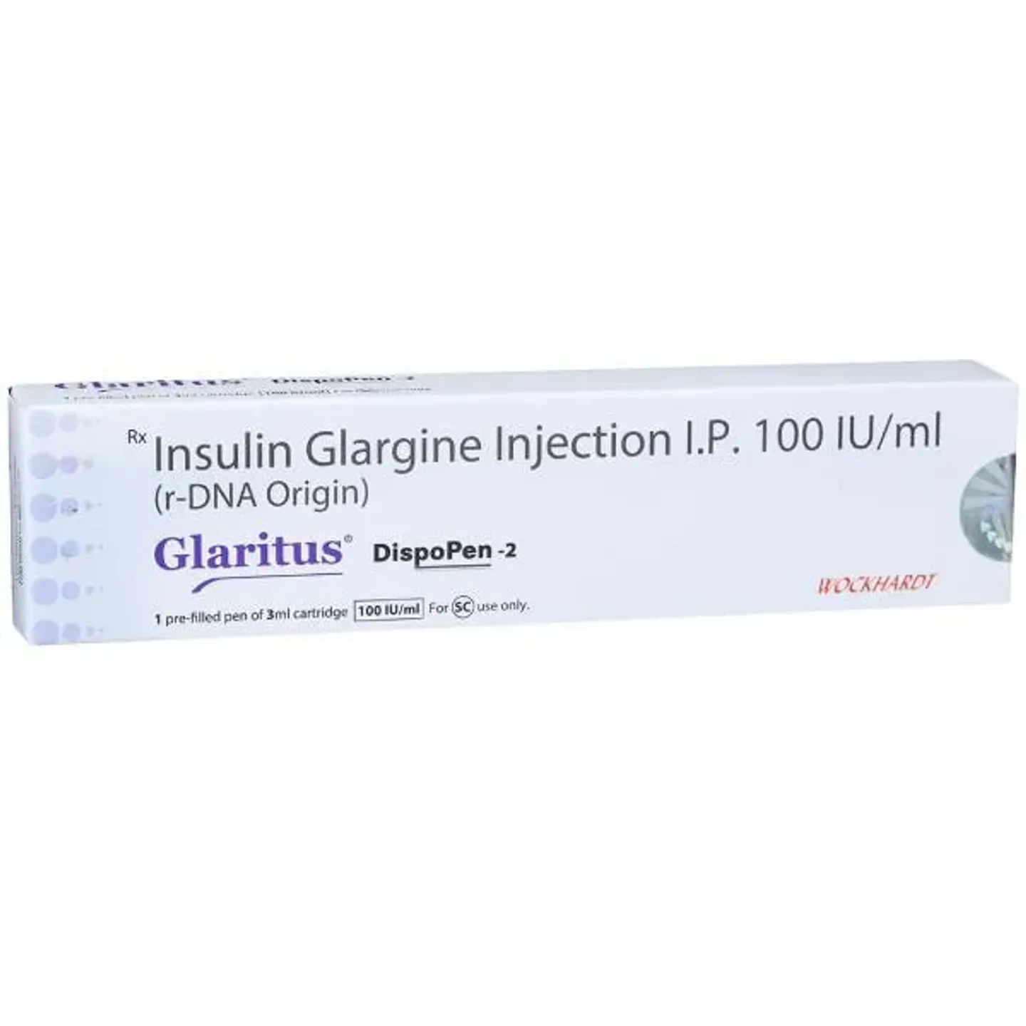 Glaritus 100iu/ml Injection 3ml product image
