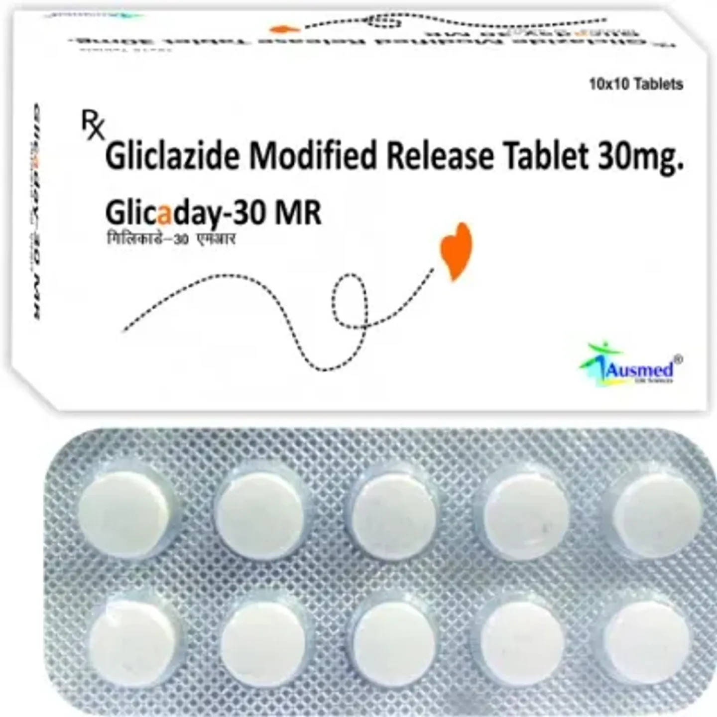 Glicaday 30 Mr Tablet product image