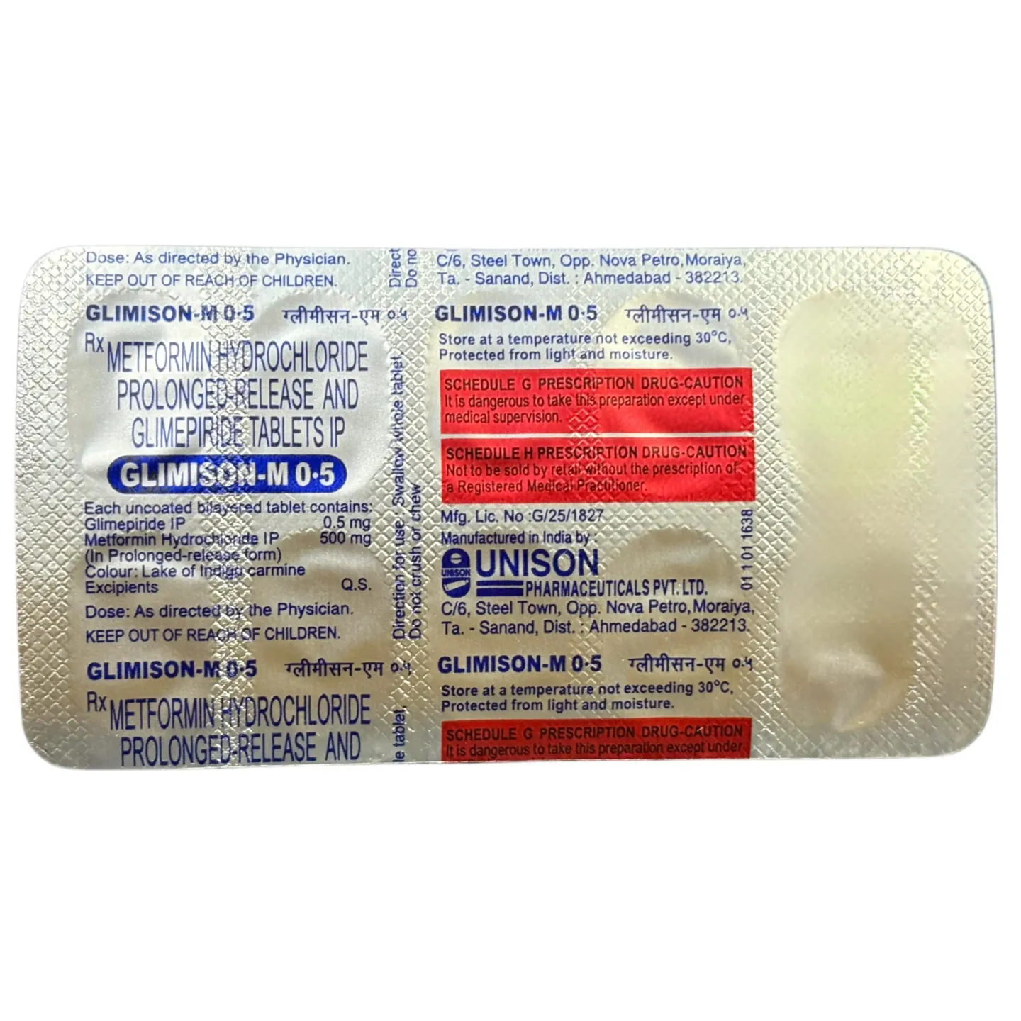 Glimison M 0.5 Tablet product image