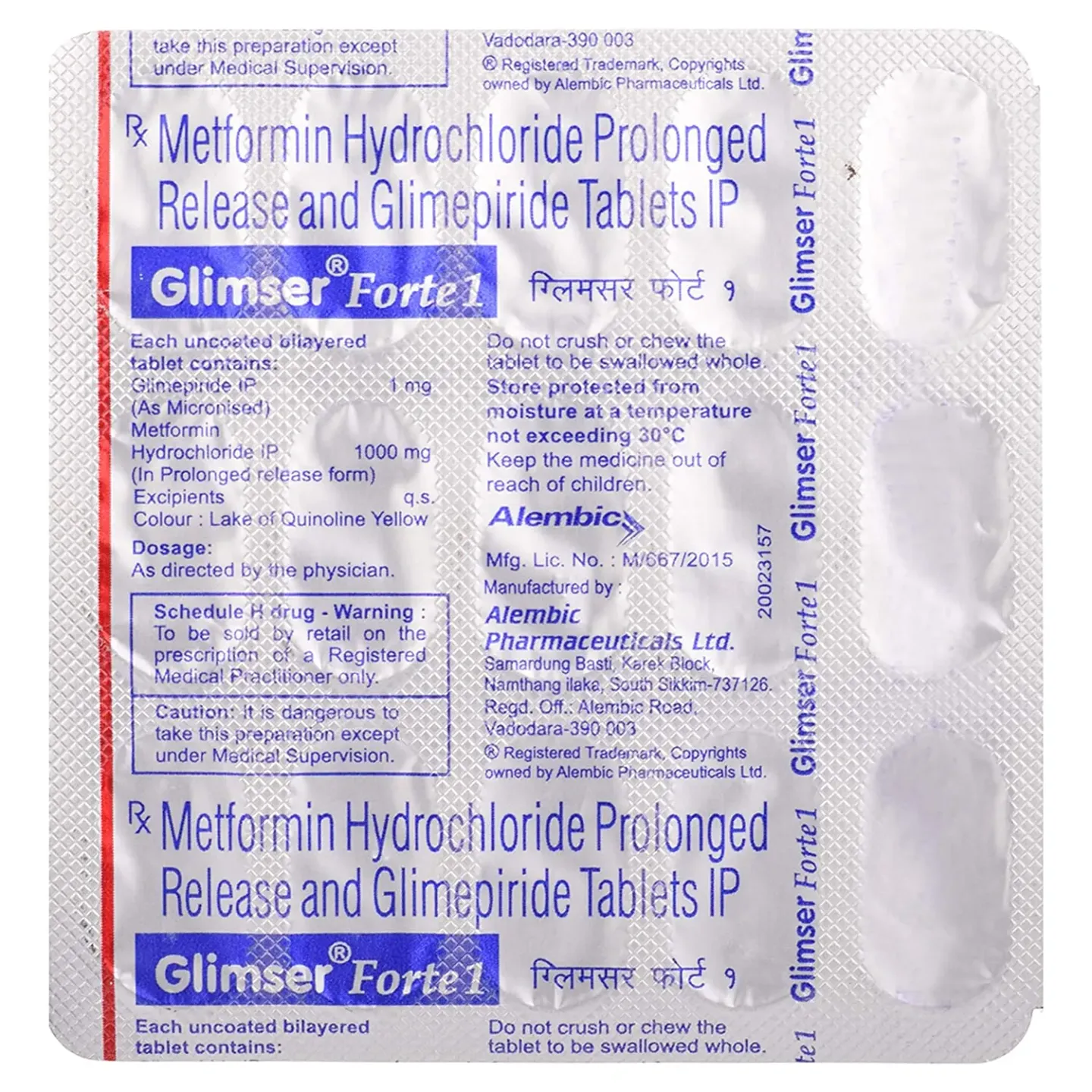 Glimser Fort 1 Tab product image
