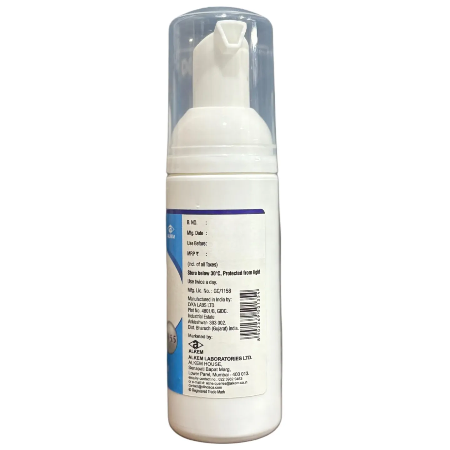 Glintra Foaming Face Wash product image