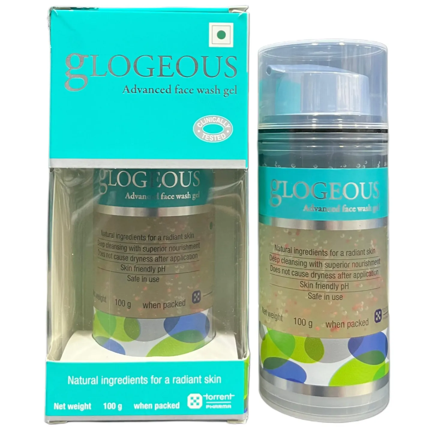Glogeous Advanced Face Wash Gel 100gm product image