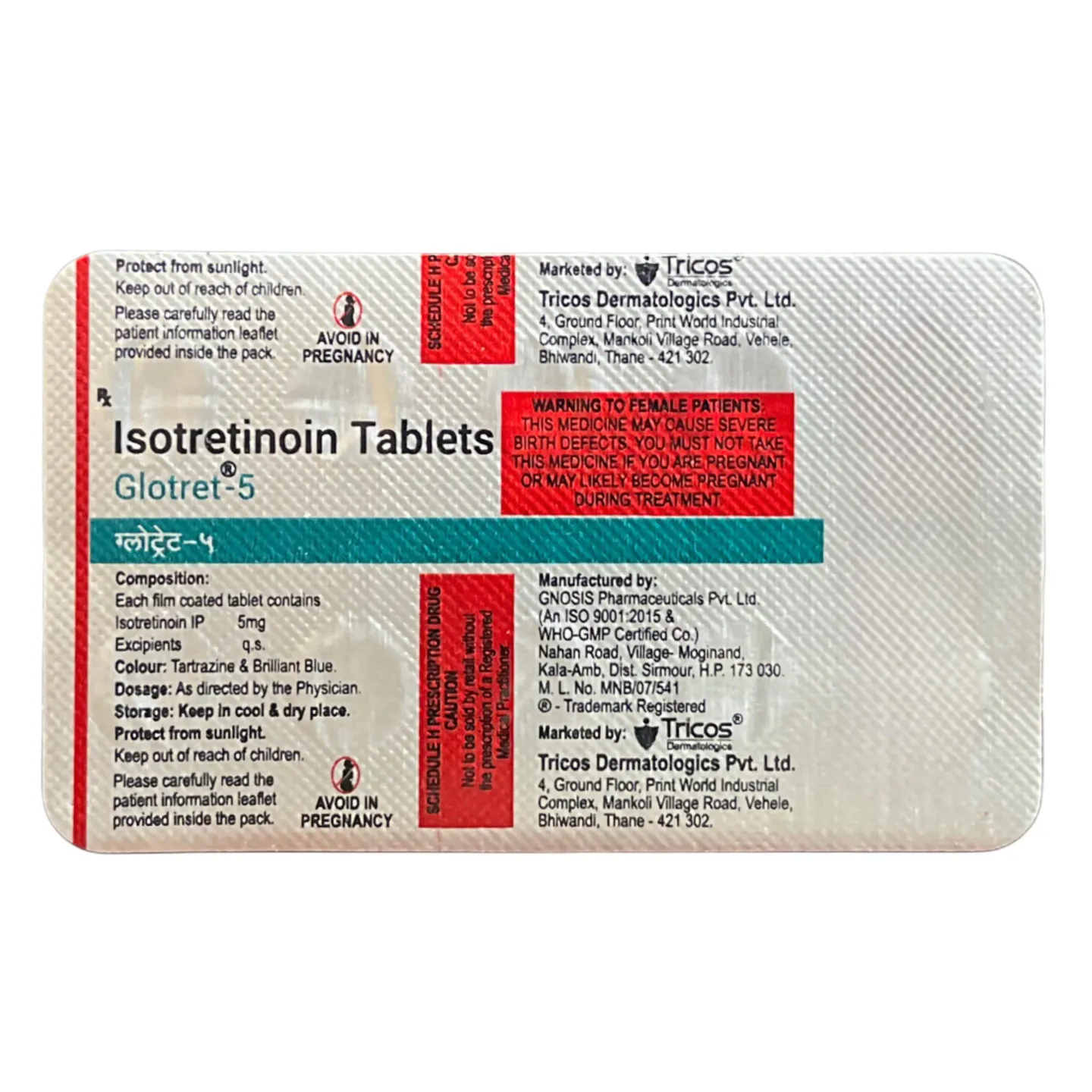 Glotret 5mg Tablet product image