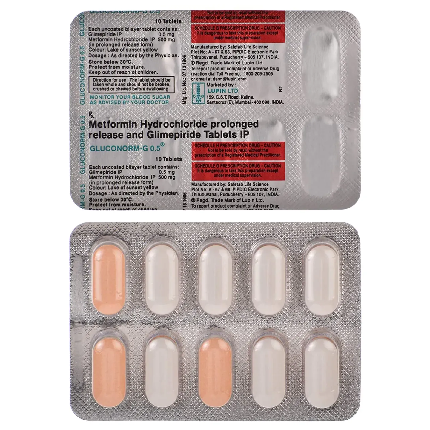 Gluconorm G 0.5 Tablet product image