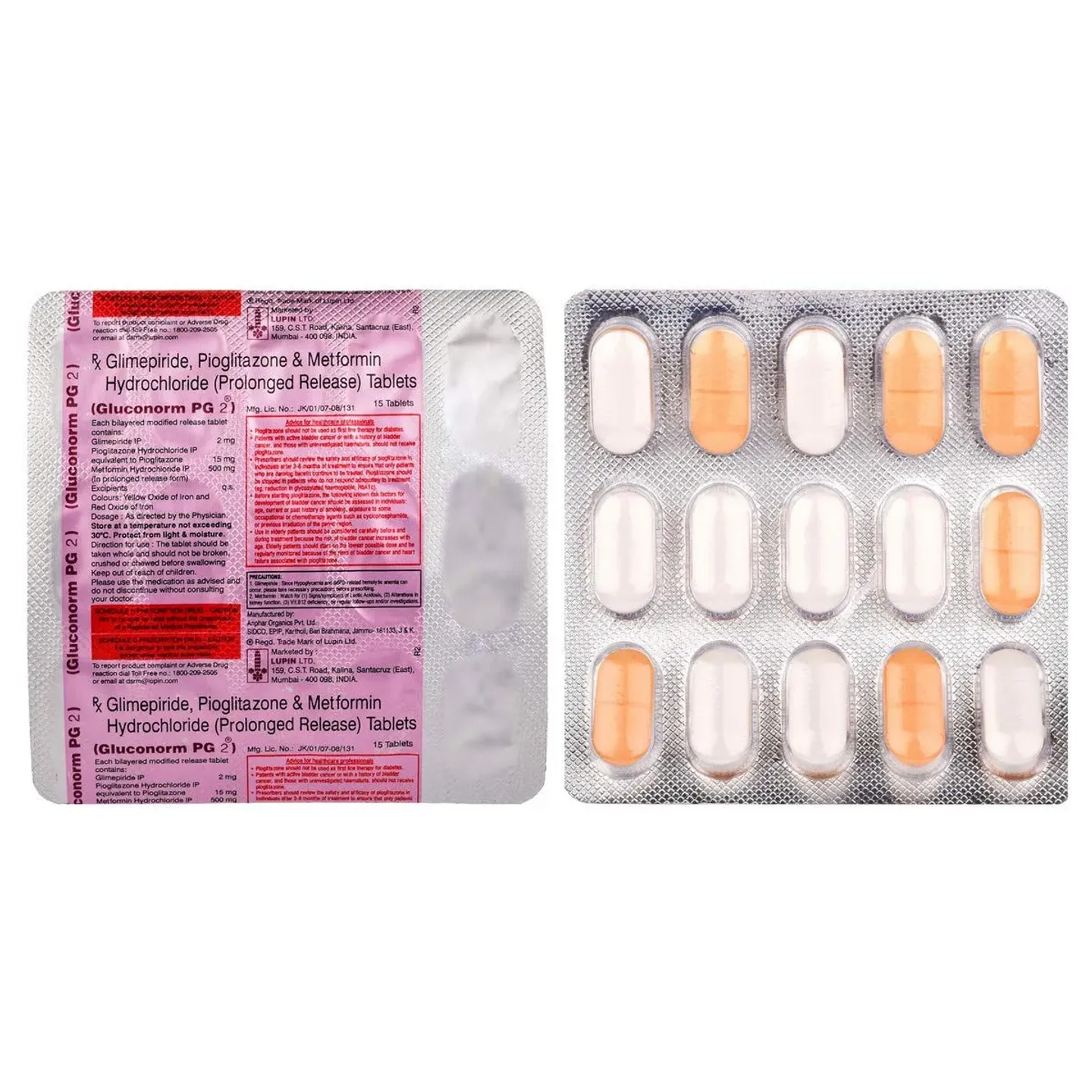 Gluconorm Pg 2 Tablet product image