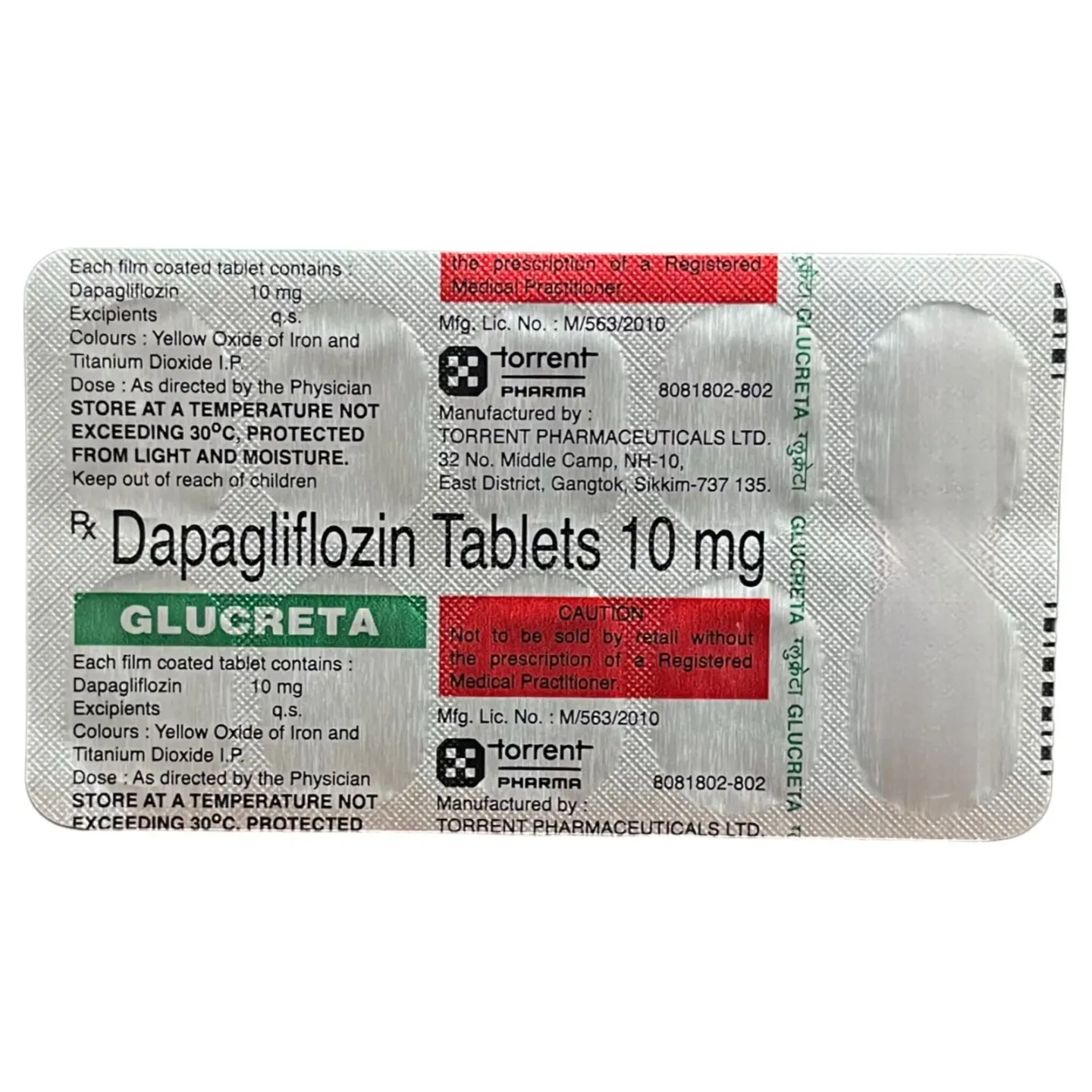 Glucreta 10 Tablet product image