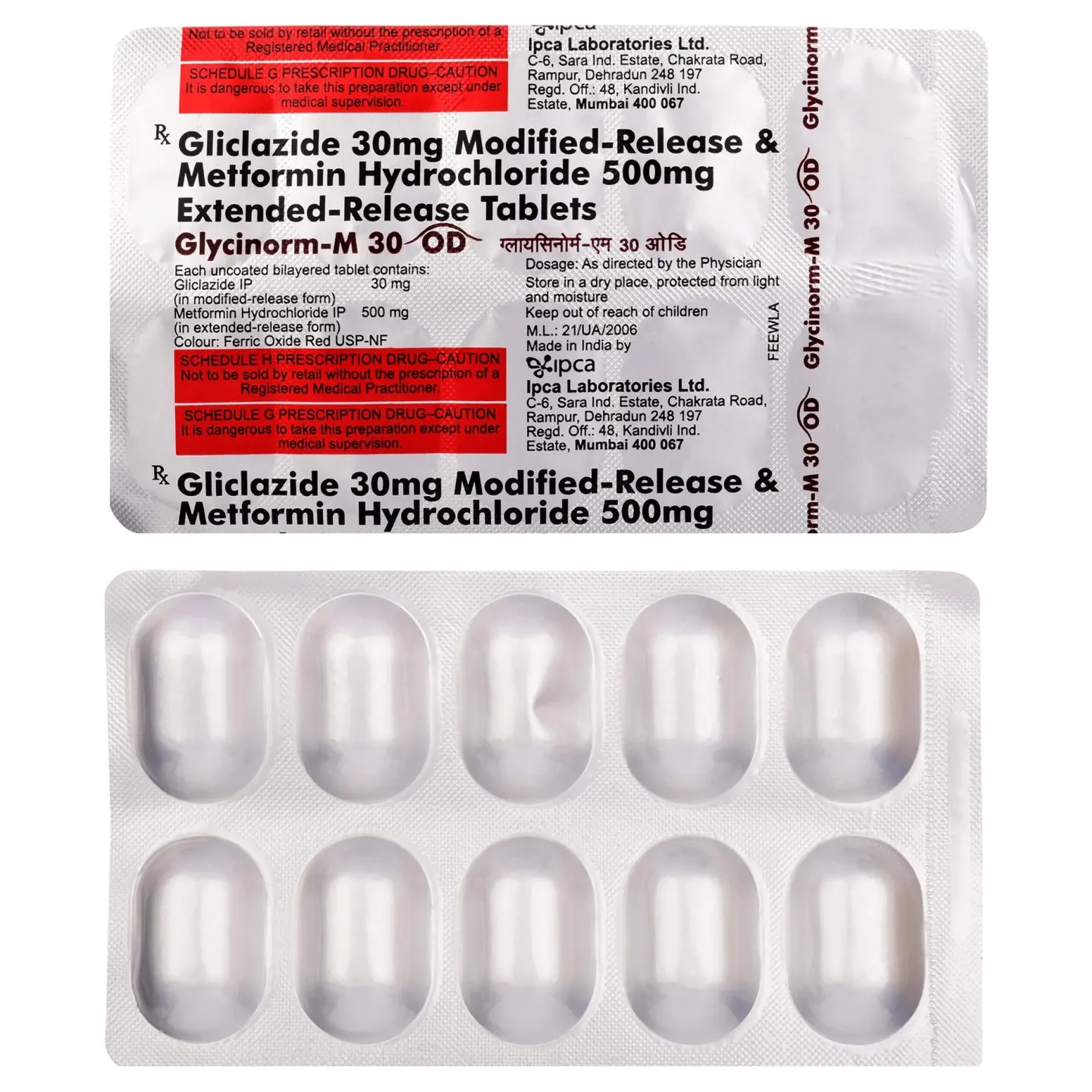 Glycinorm M 30 Od Tablet product image