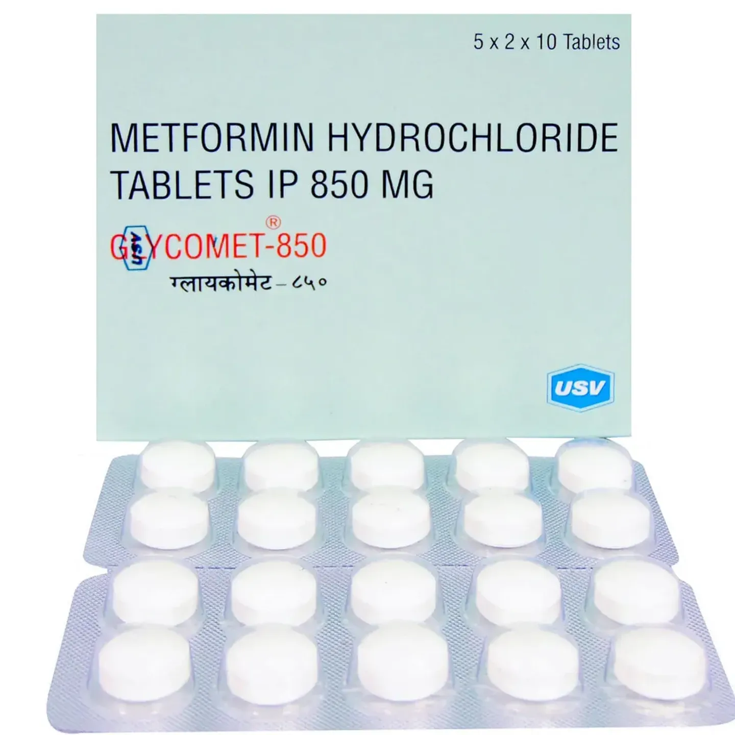 Glycomet 850 Tablet product image