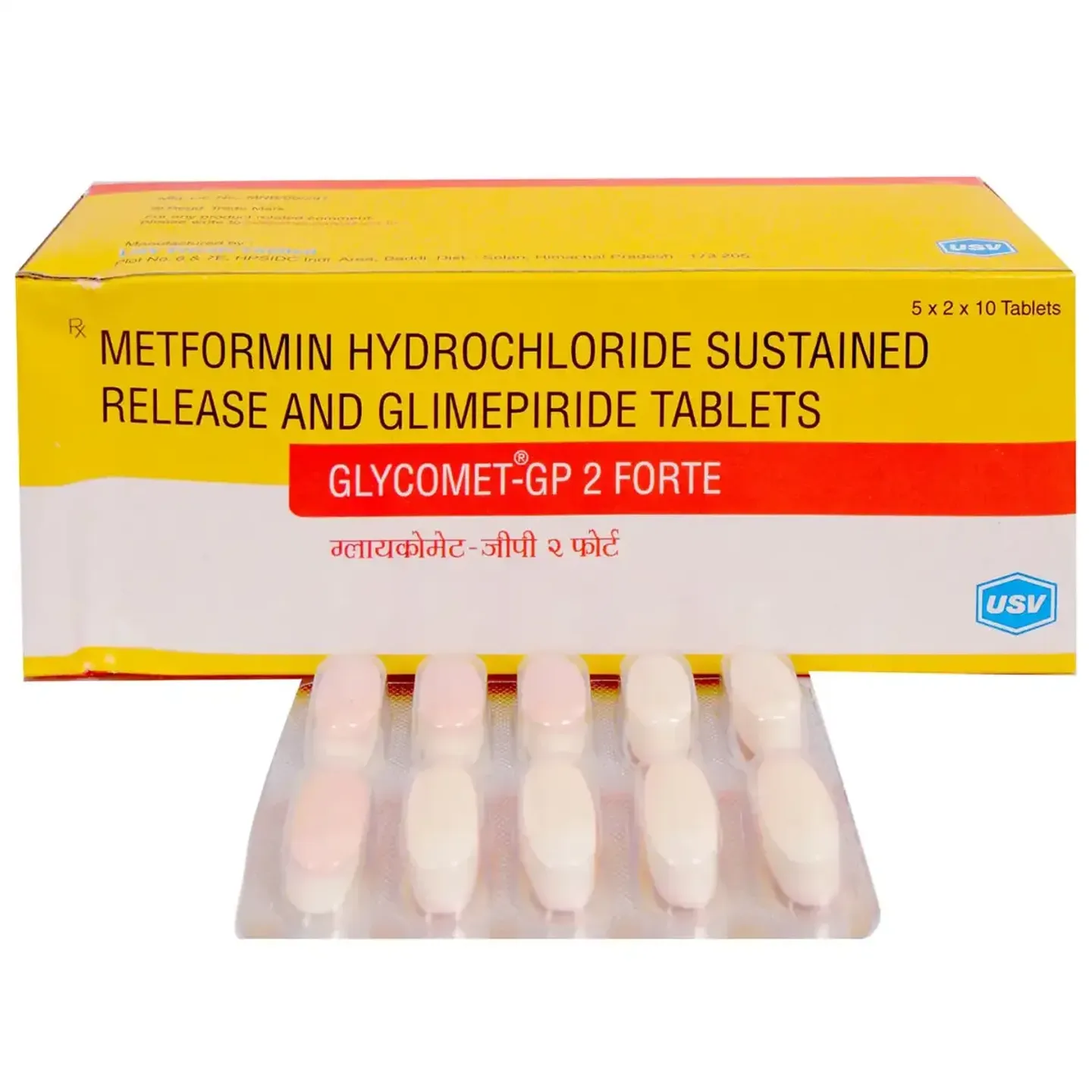 Glycomet-gp 2 Forte Tablet product image