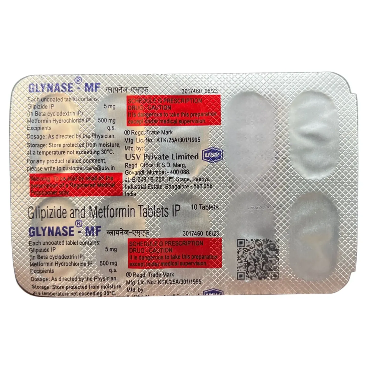 Glynase-mf Tablet product image