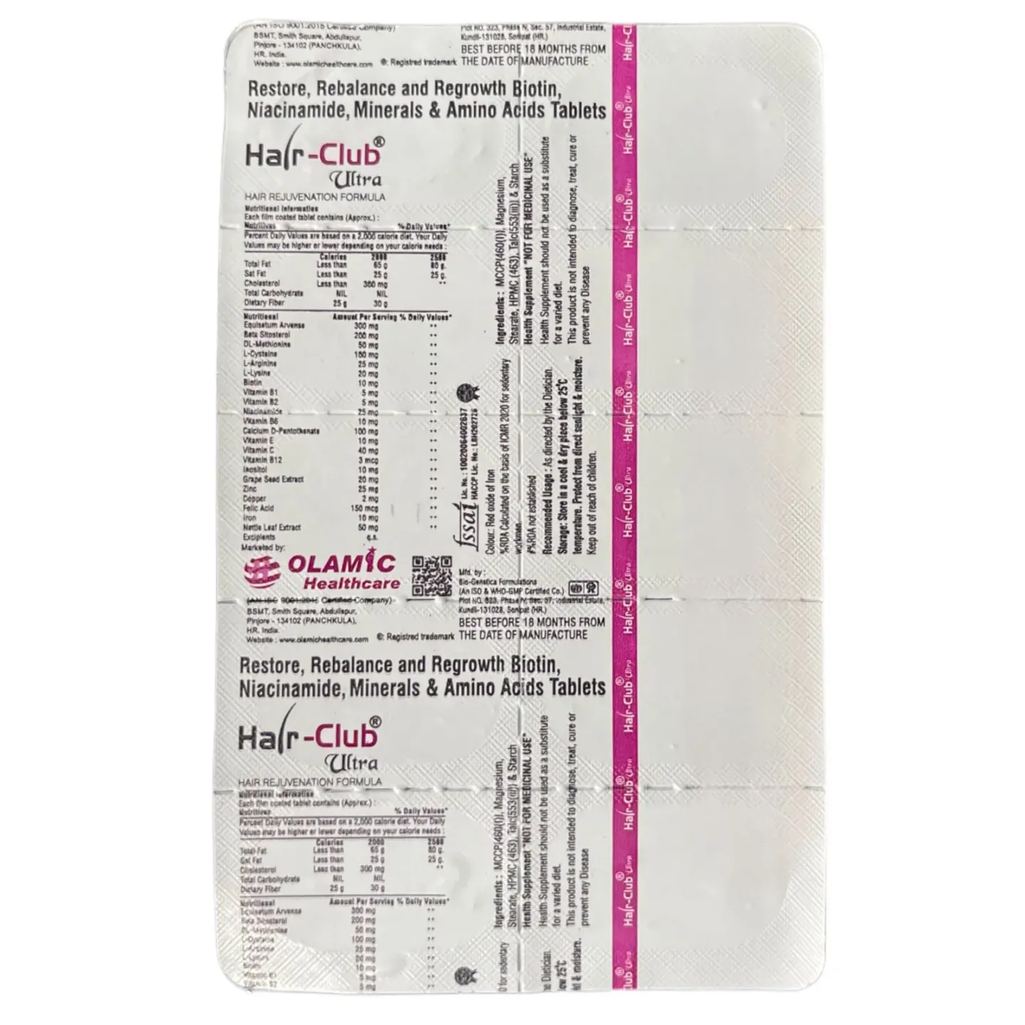 Hair Club Ultra Tablet product image