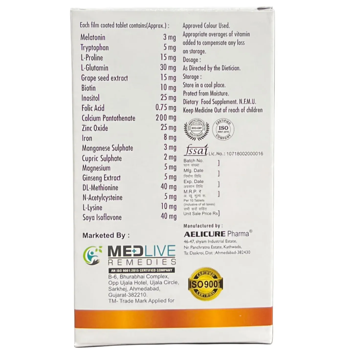 Hairflex Tablets product image