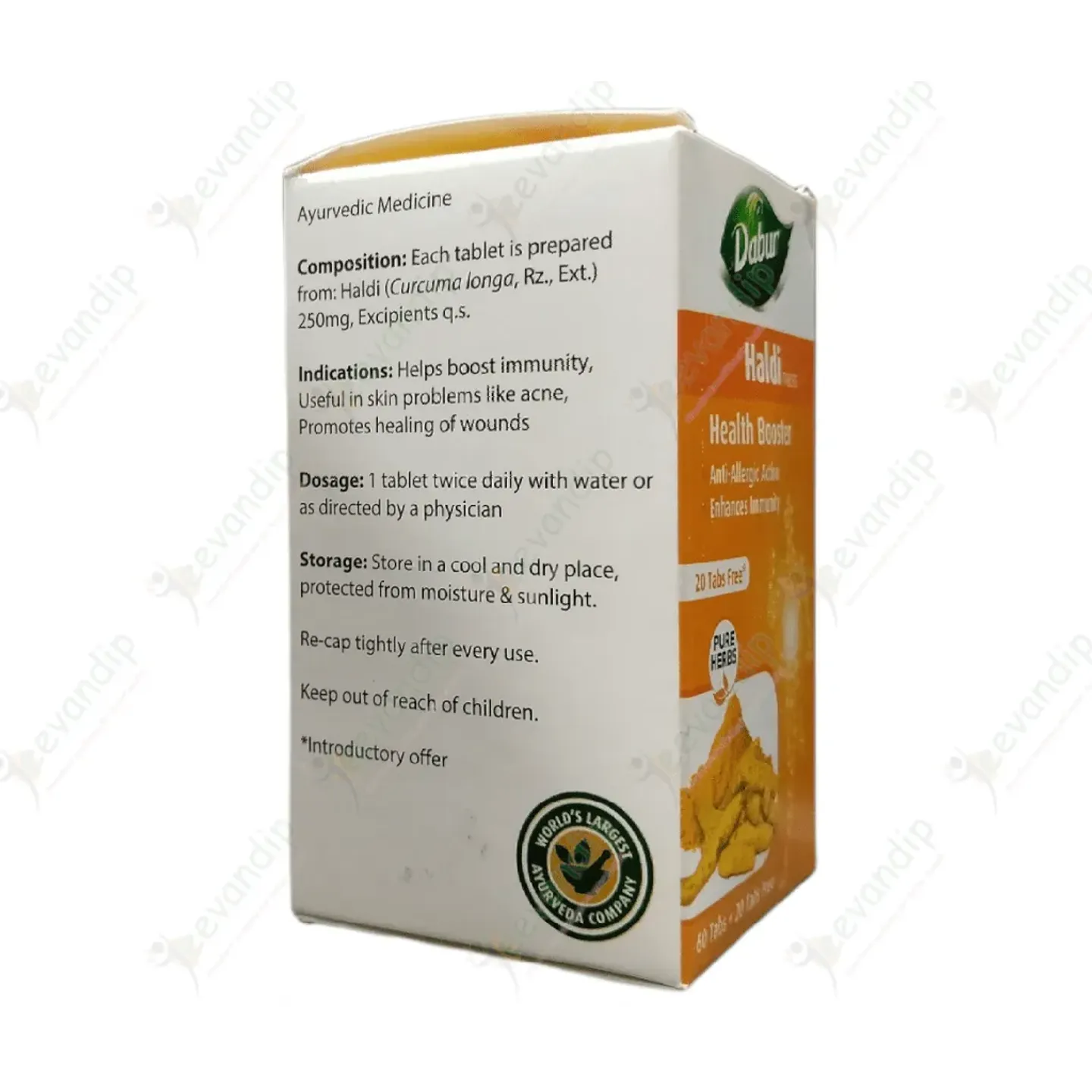 Haldi Health Booster Tablets product image