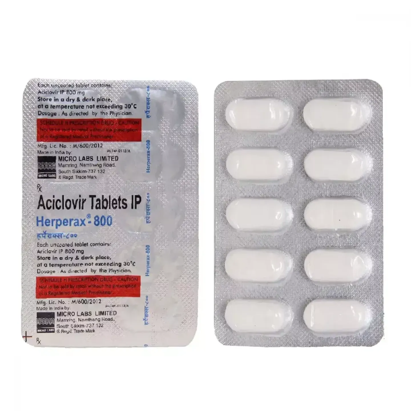 Herperax 800 Tablet product image