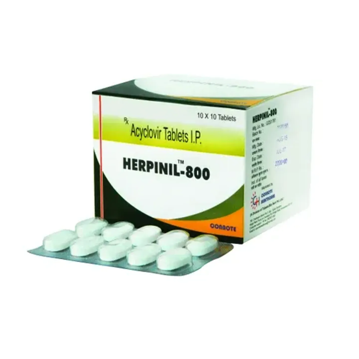 Herpinil 800 Tablet product image