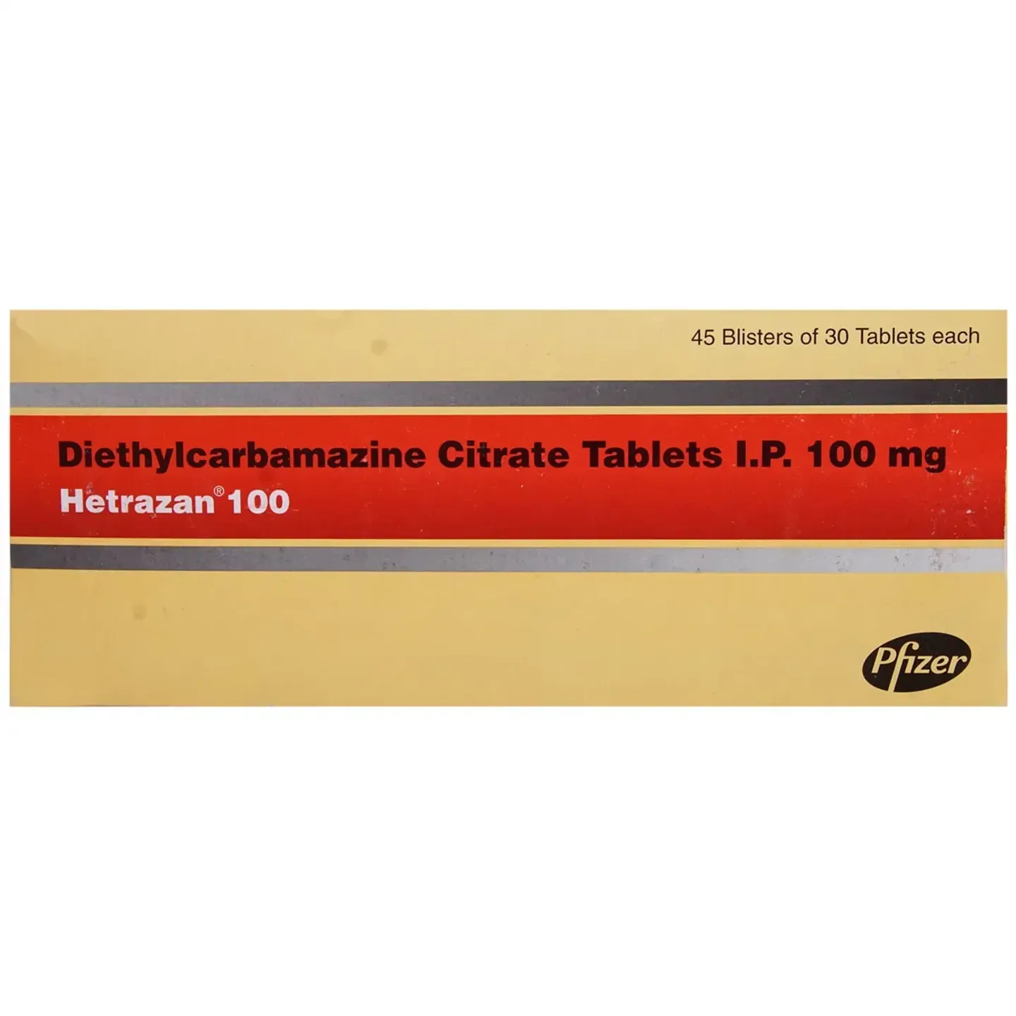Hetrazan 100 Tablet product image
