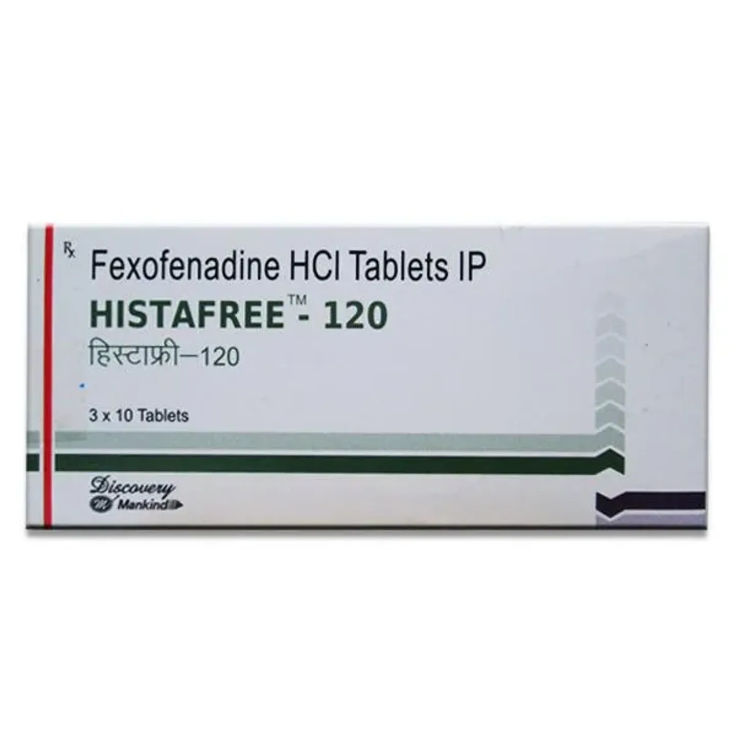 Histafree 120mg Tablet product image