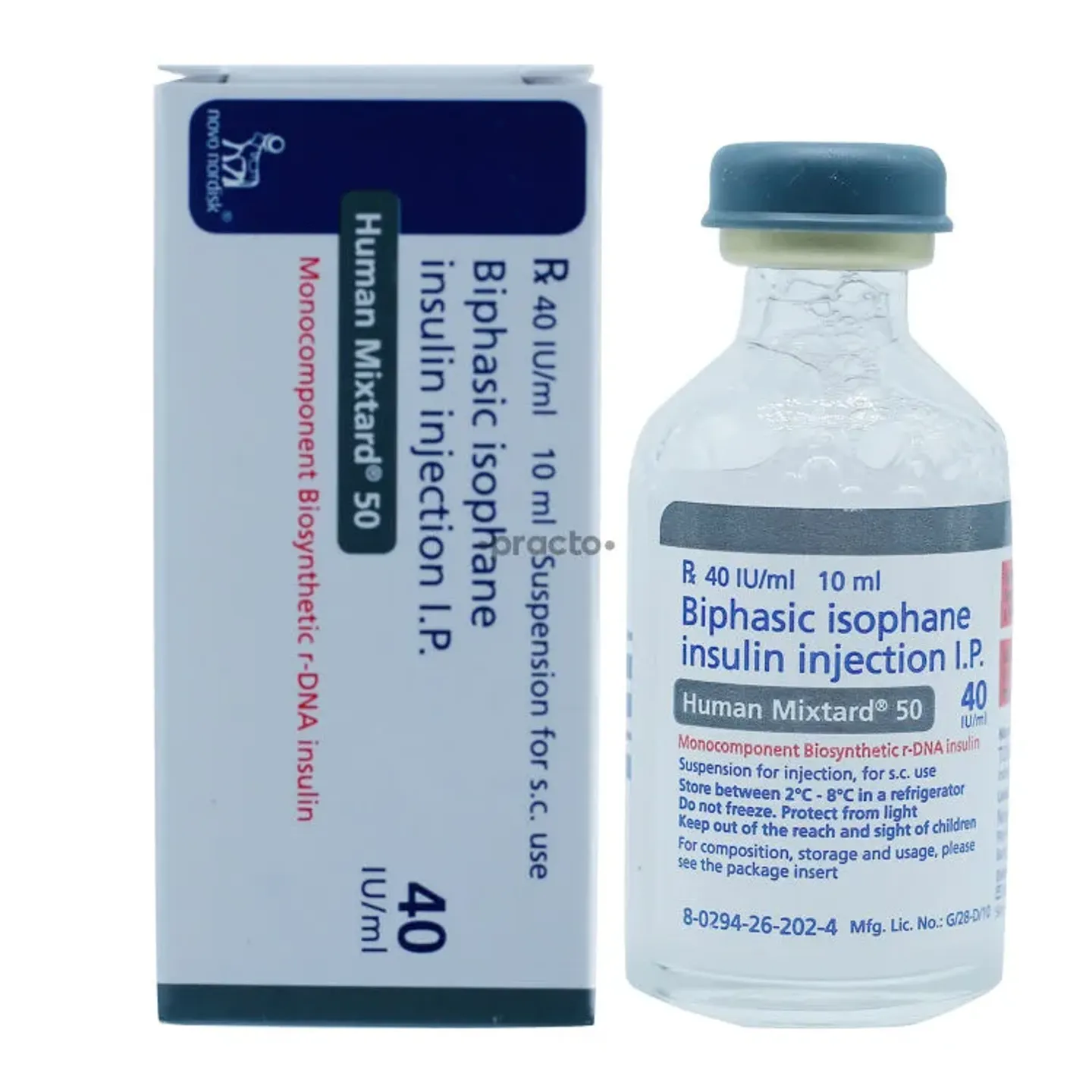 Human Mixtard 50 Injection 10ml product image