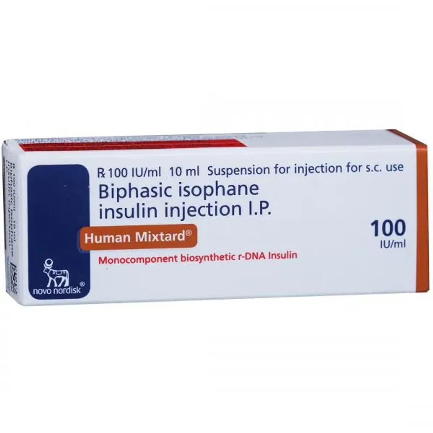 Human Mixtard 70/30 Suspension For Injection 10... product image