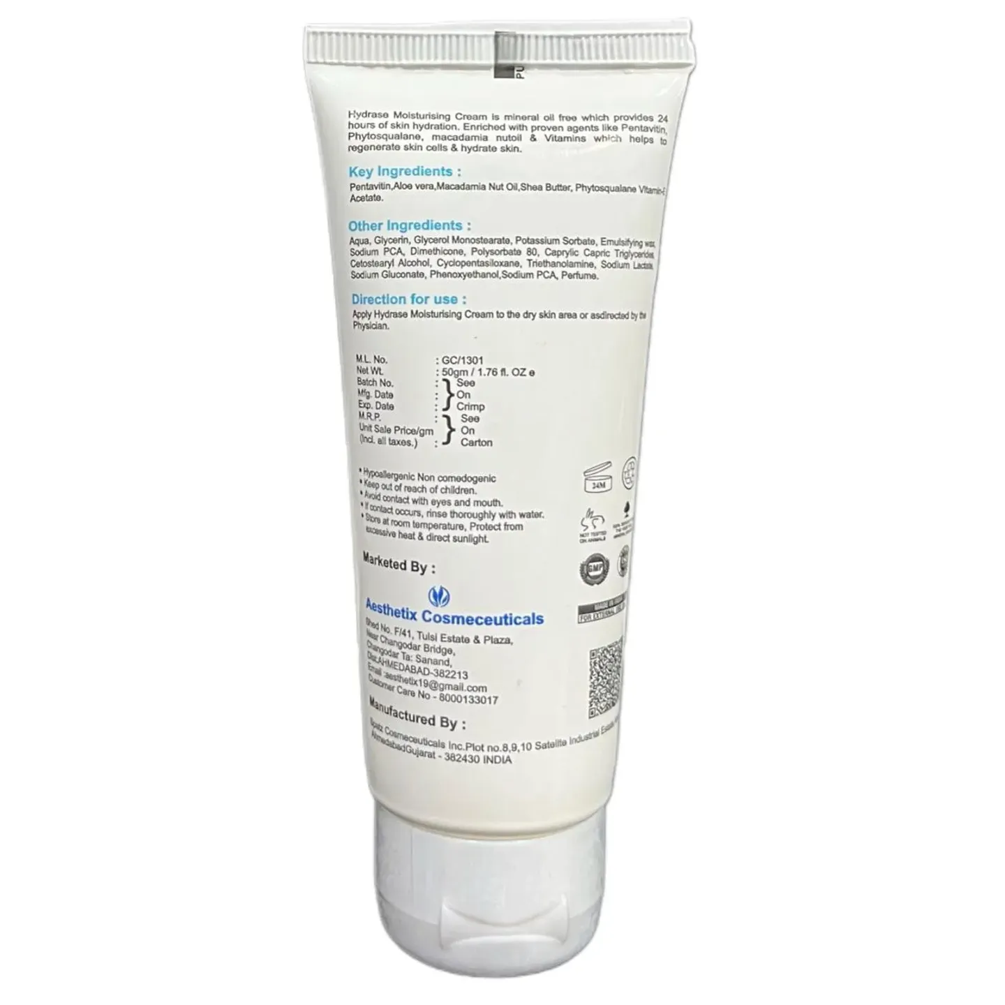 Hydrase Moisturising Cream product image