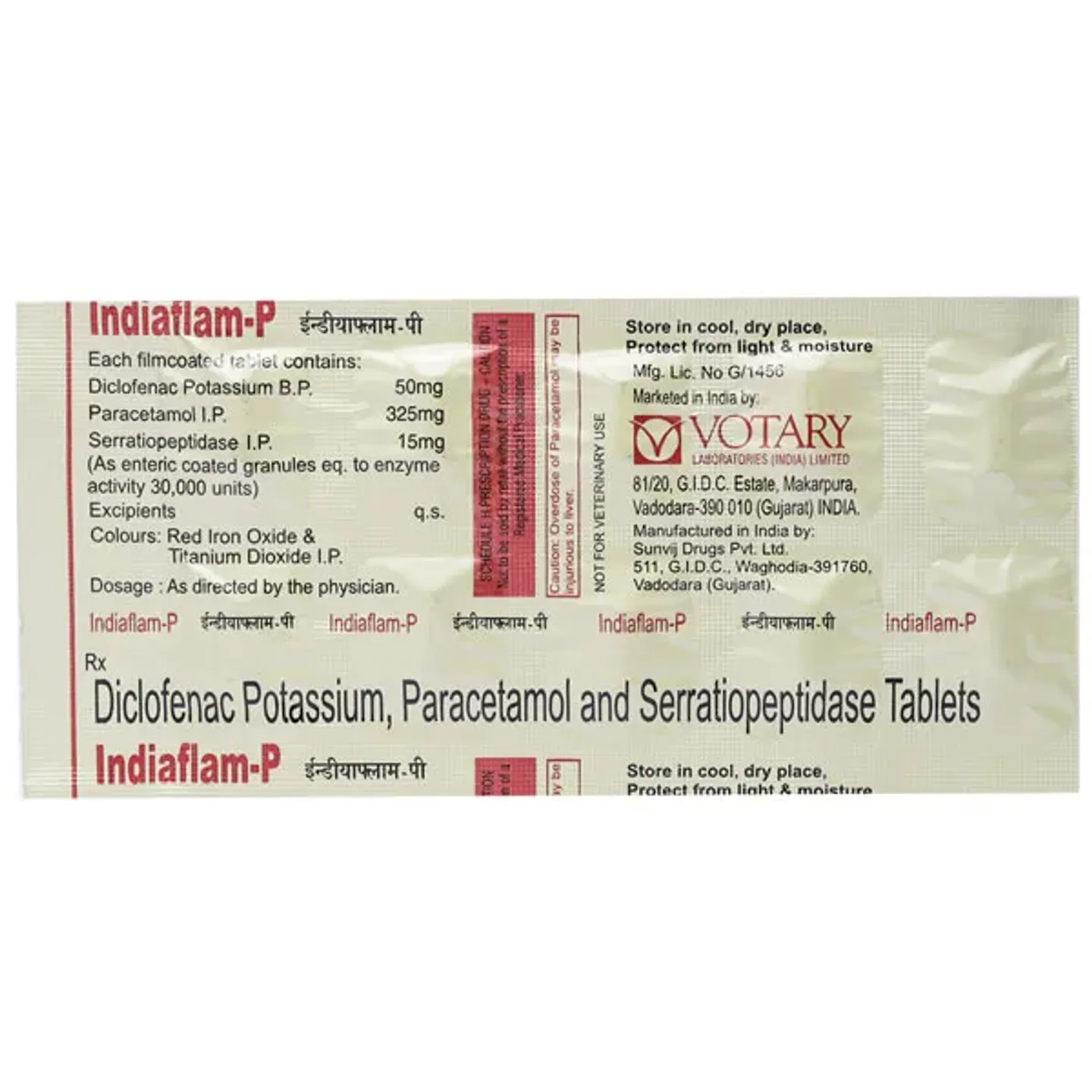 Indiaflam P Tablet product image