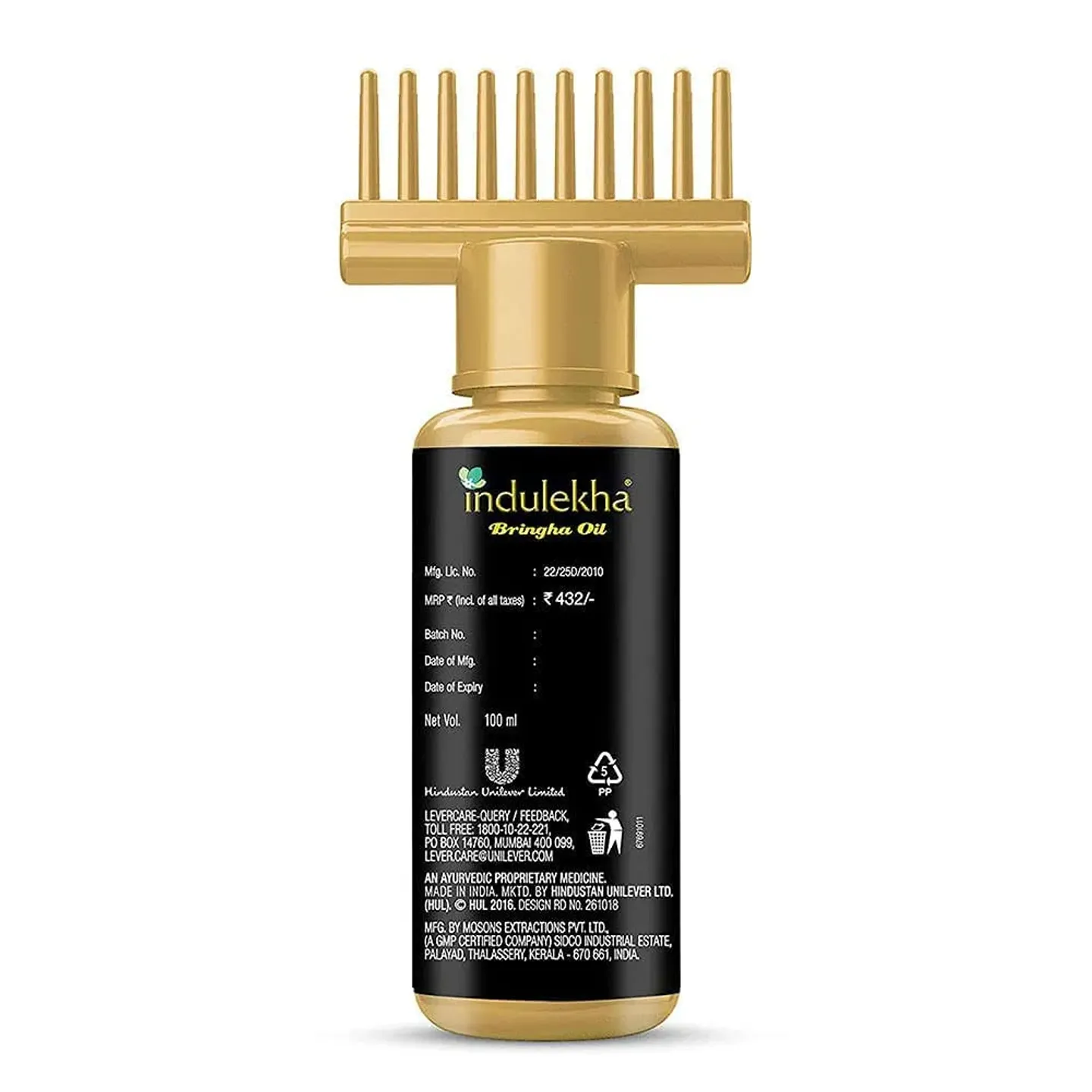 Indulekha Bhringa Hair Oil 100ml product image