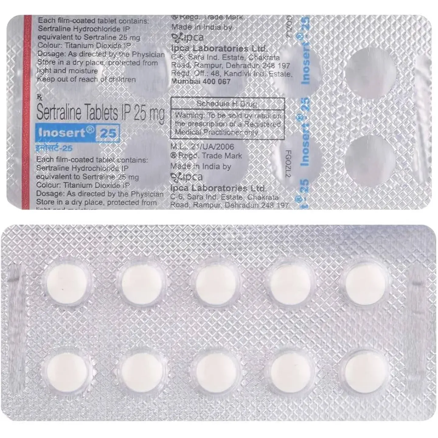 Inosert 25 Tablet product image