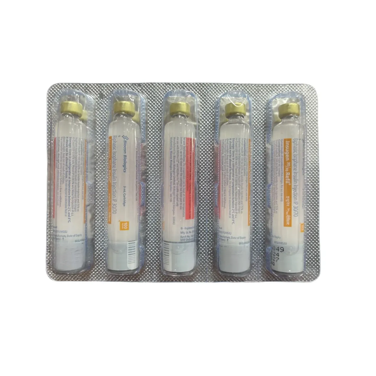 Insugen 30/70 100iu/ml Refill Cartridge product image