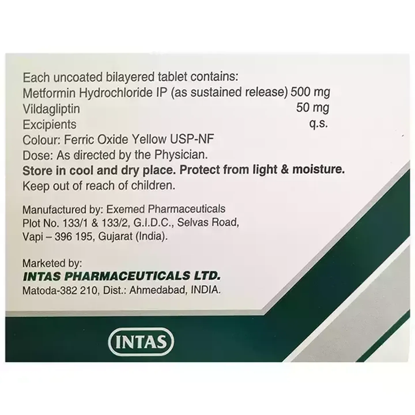 Intaglip M Sr 500 Tablet product image