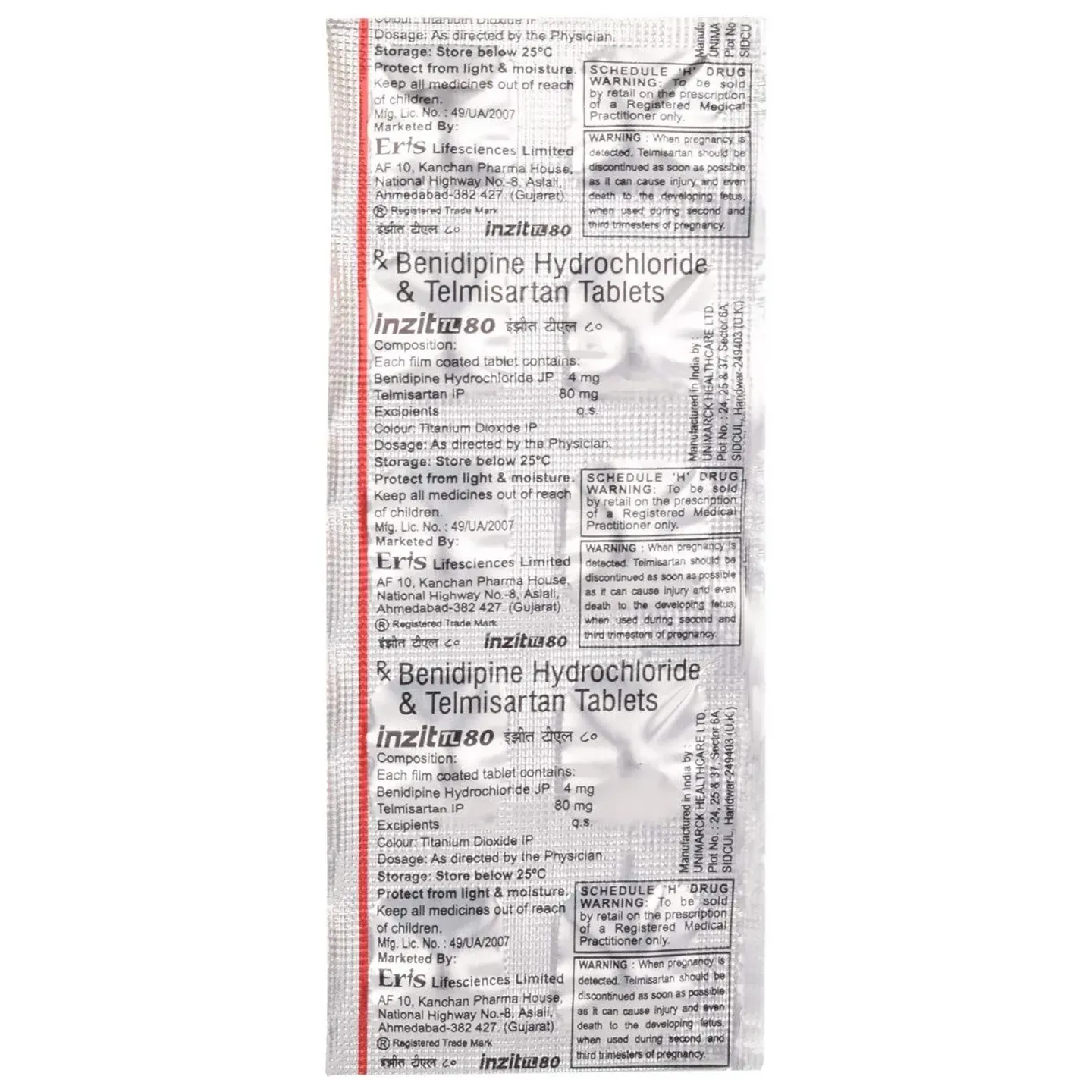 Inzit Tl 80 Tablet product image