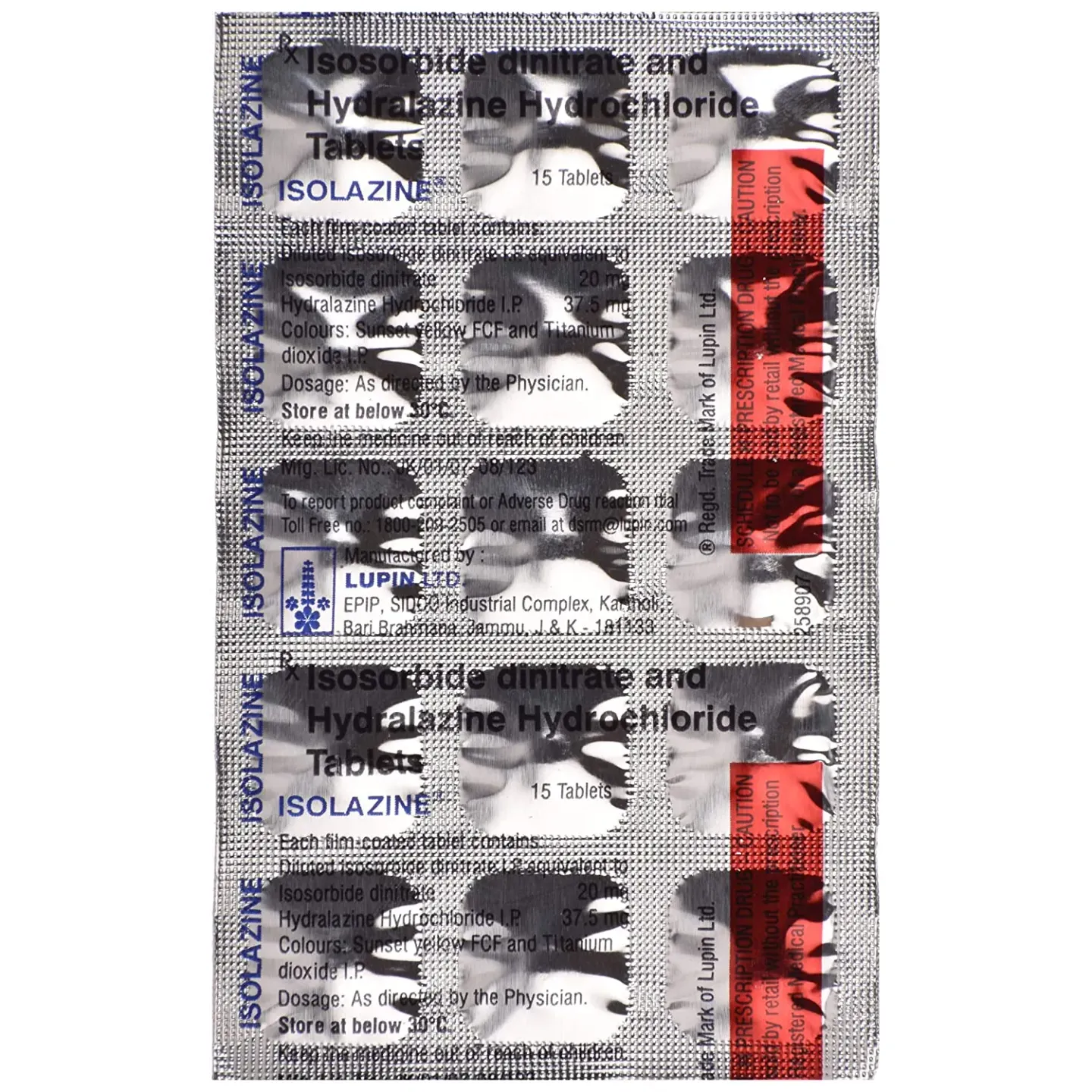 Isolazine Tablet product image