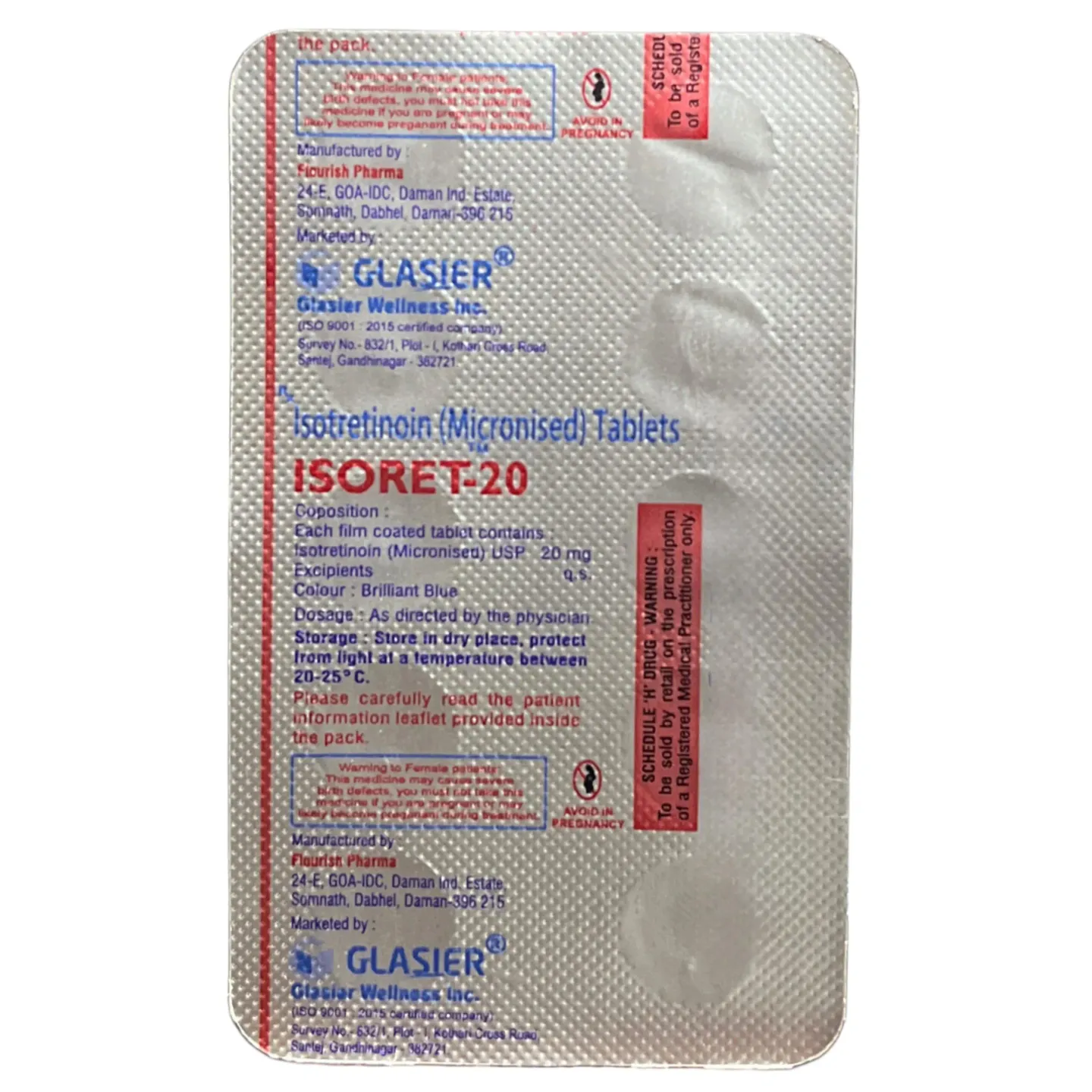 Isoret 20 Tablet product image