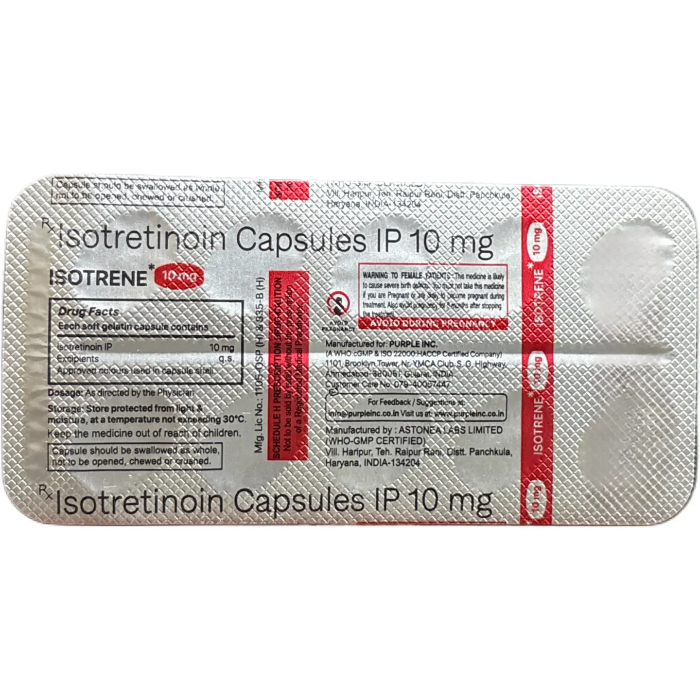 Isotrene 10 Capsule product image