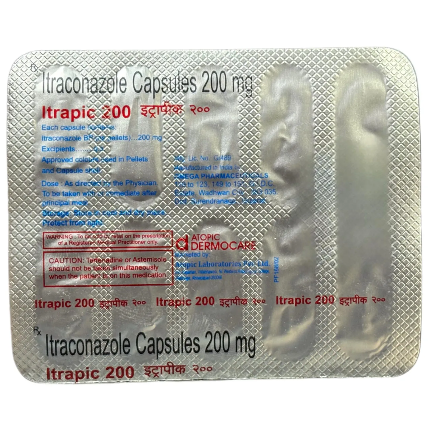 Itrapic 200mg Capsule product image