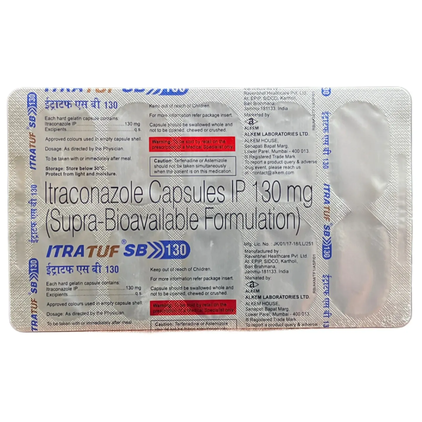 Itratuf Sb 130 Capsule product image