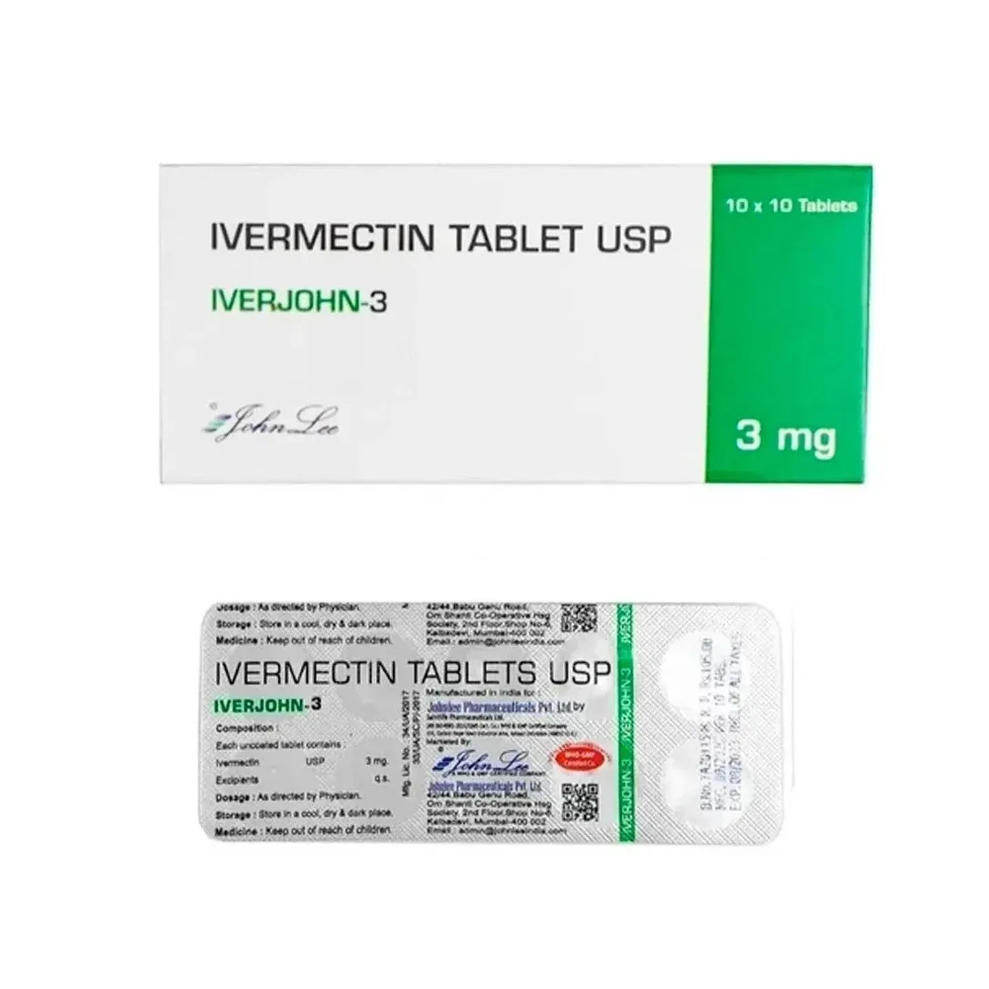 Iverjohn 3mg Tablet product image