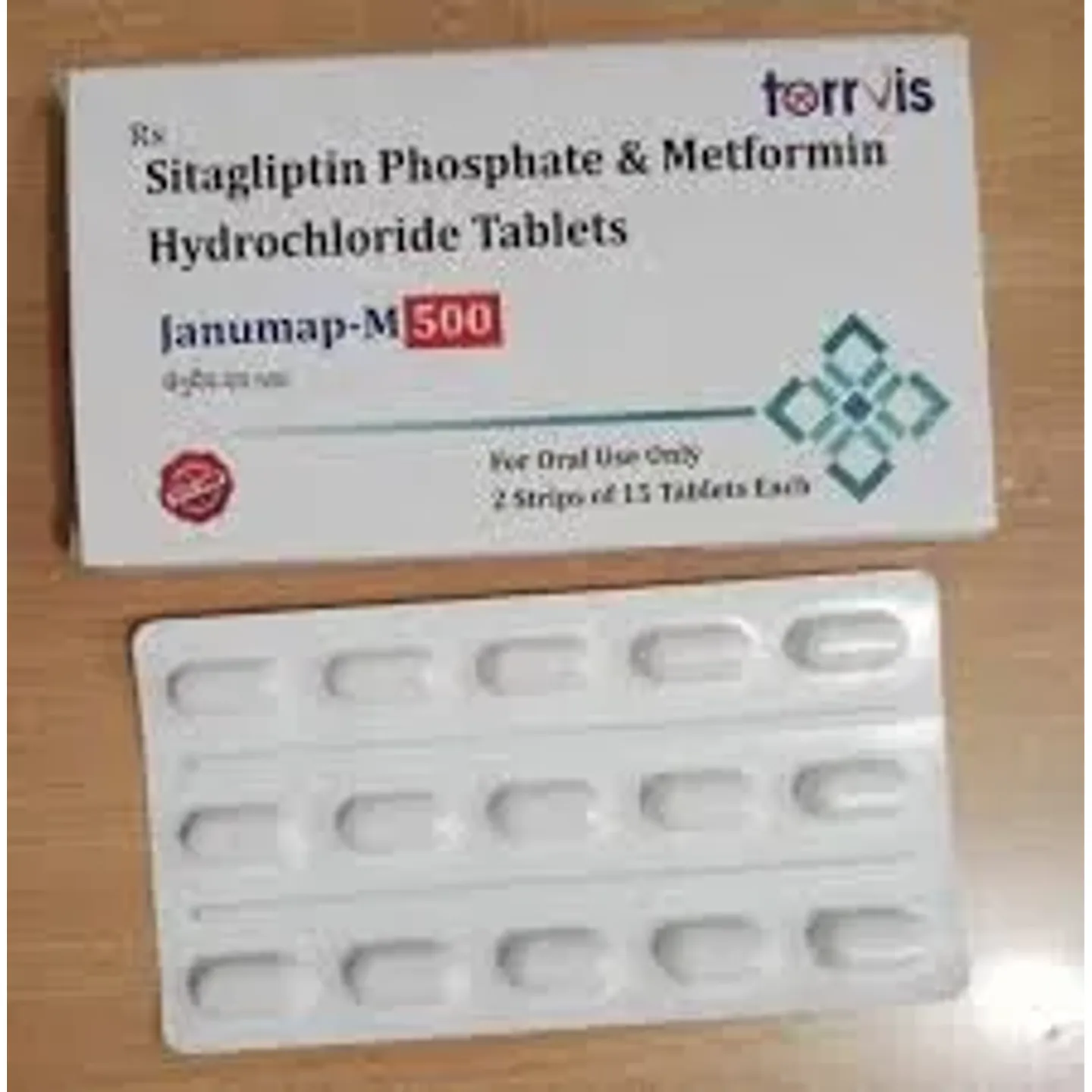 Janumap M 500 Tablet product image