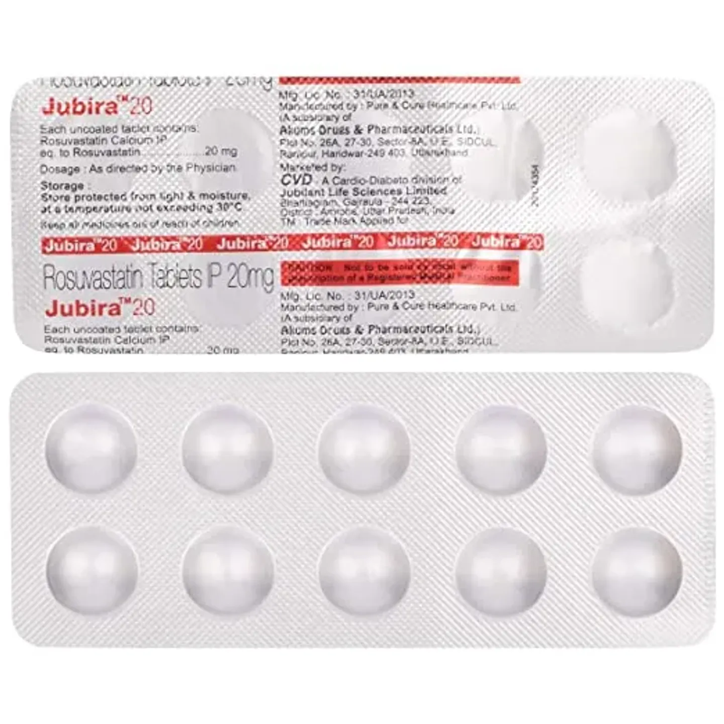 Jubira 20 Tablet product image