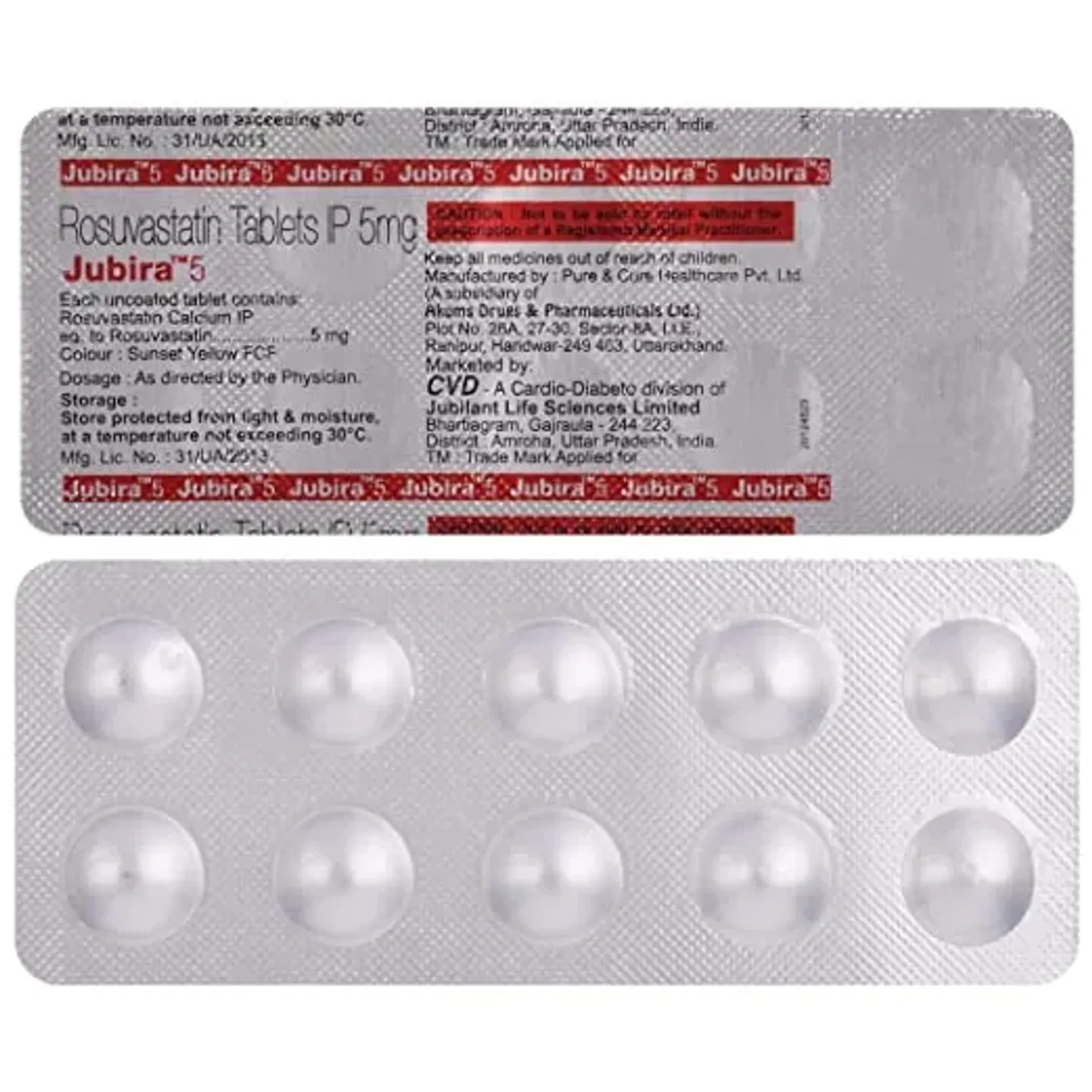 Jubira 5 Tablet product image