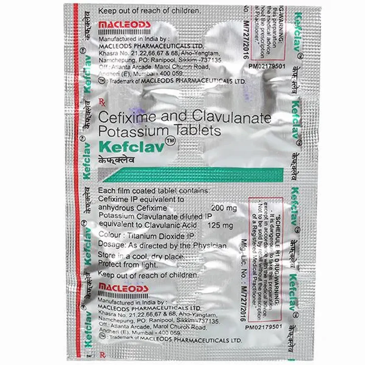 Kefclav 50 Tablet product image