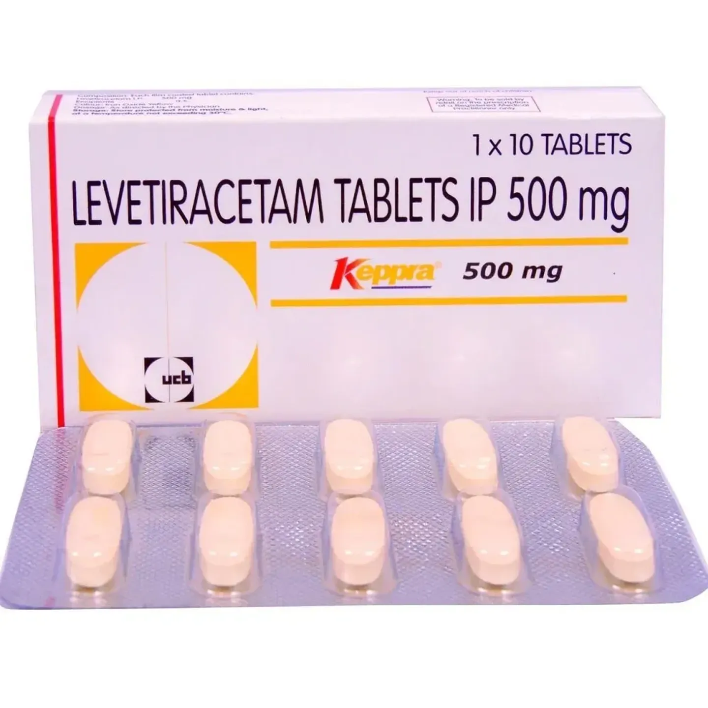 Keppra 500 Tablet product image