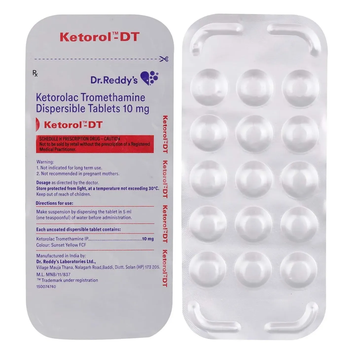 Ketorol Dt Tablet product image