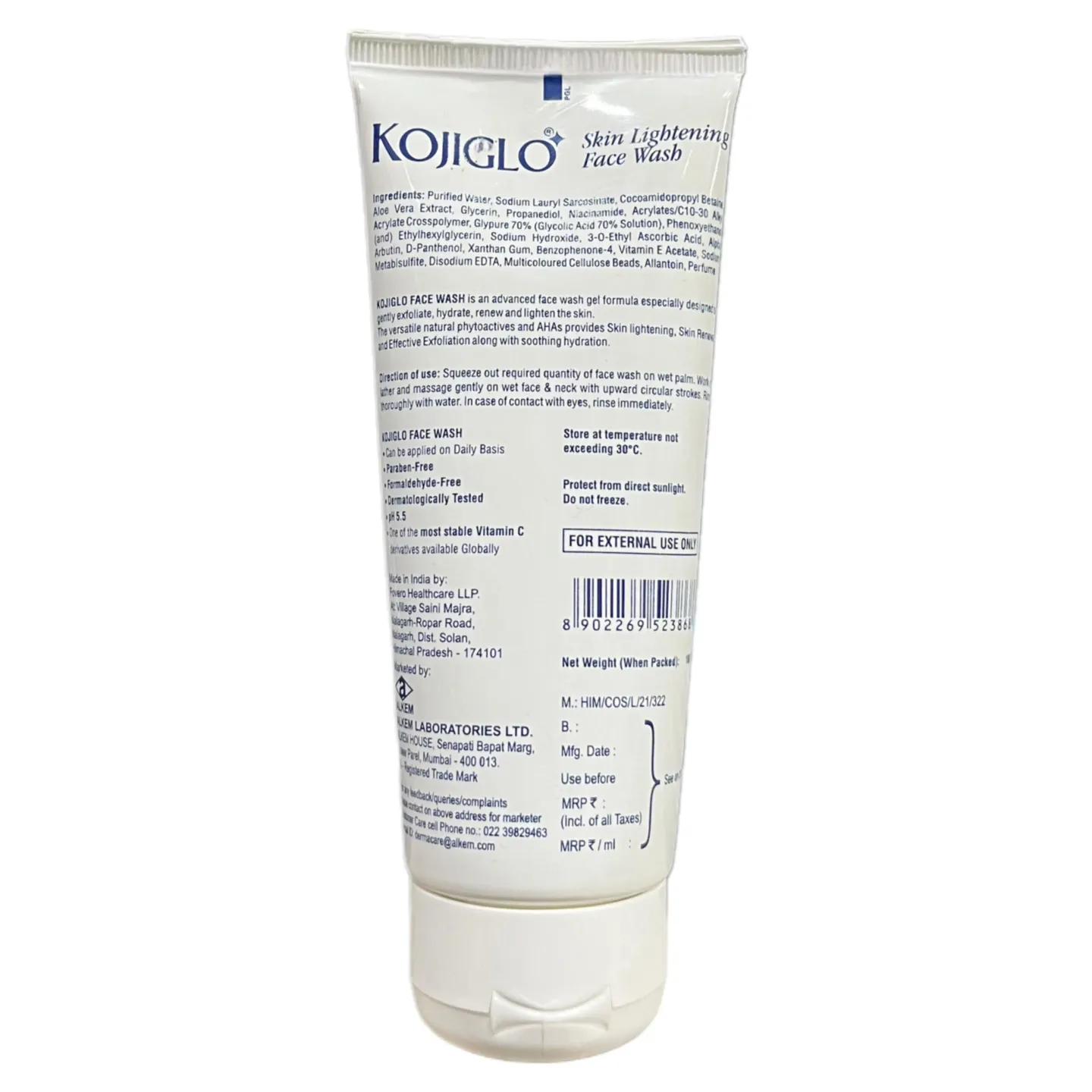 Kojiglo Skin Lightening Face Wash 100ml product image