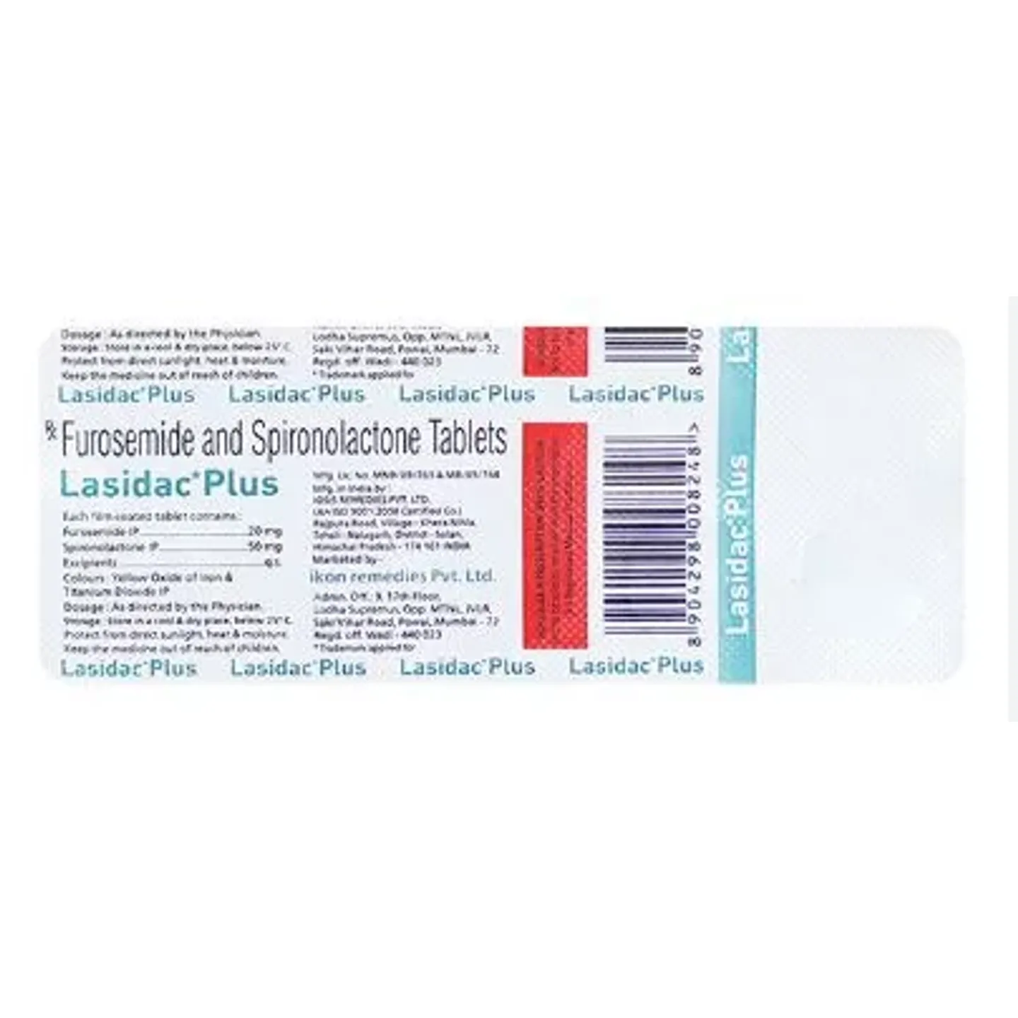 Lasidac Plus Tablet product image