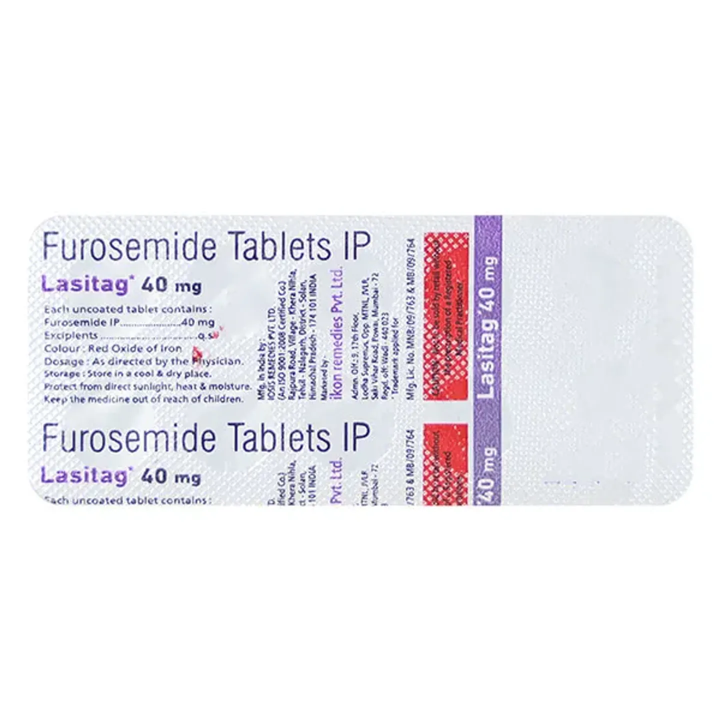 Lasitag 40mg Tablet product image