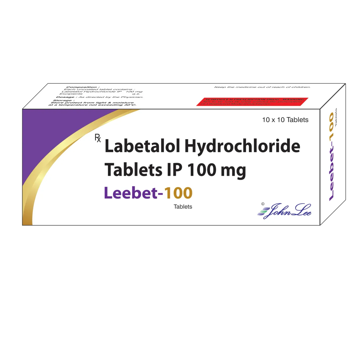 Leebet 100mg Tablet product image