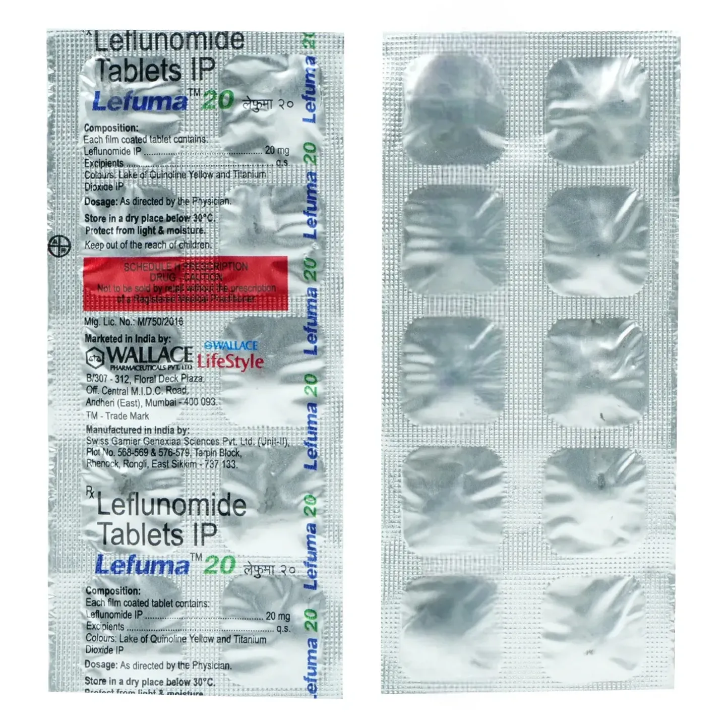 Lefuma 20mg Tablet product image